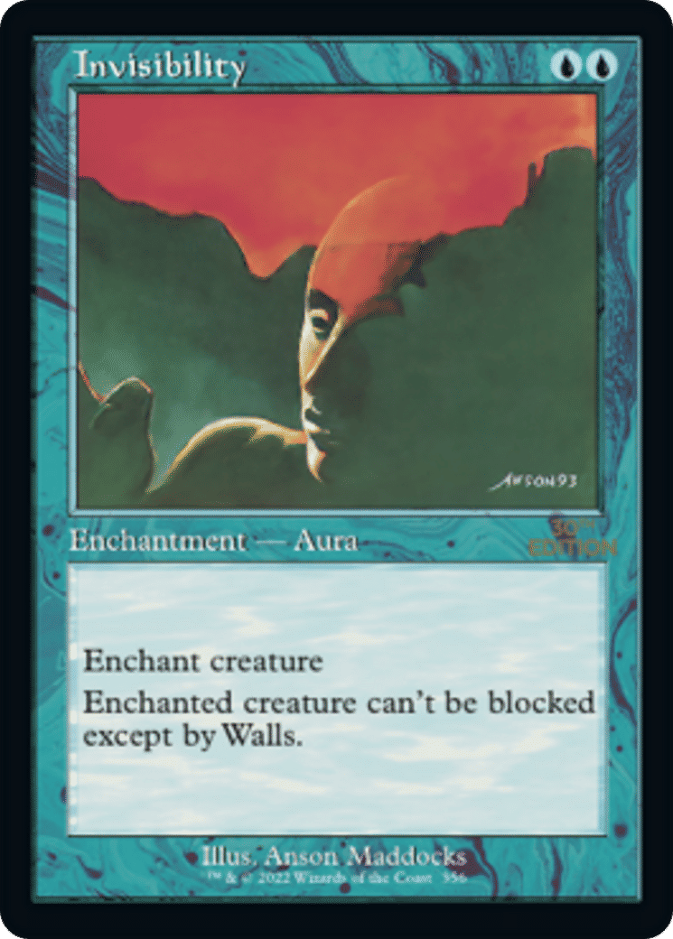 Invisibility — 30th Anniversary Edition — Magic: The Gathering