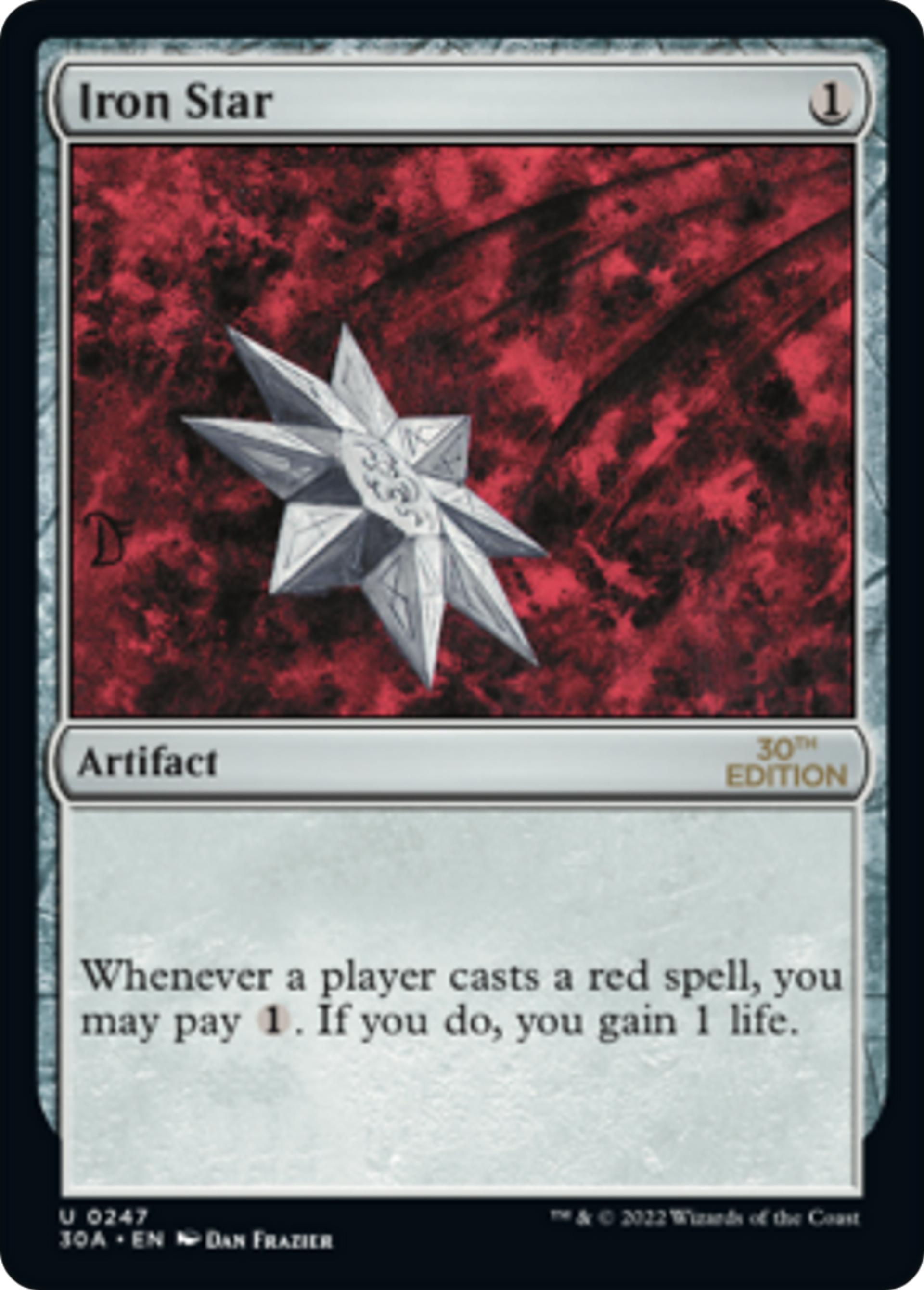 Iron Star — 30th Anniversary Edition — Magic: The Gathering