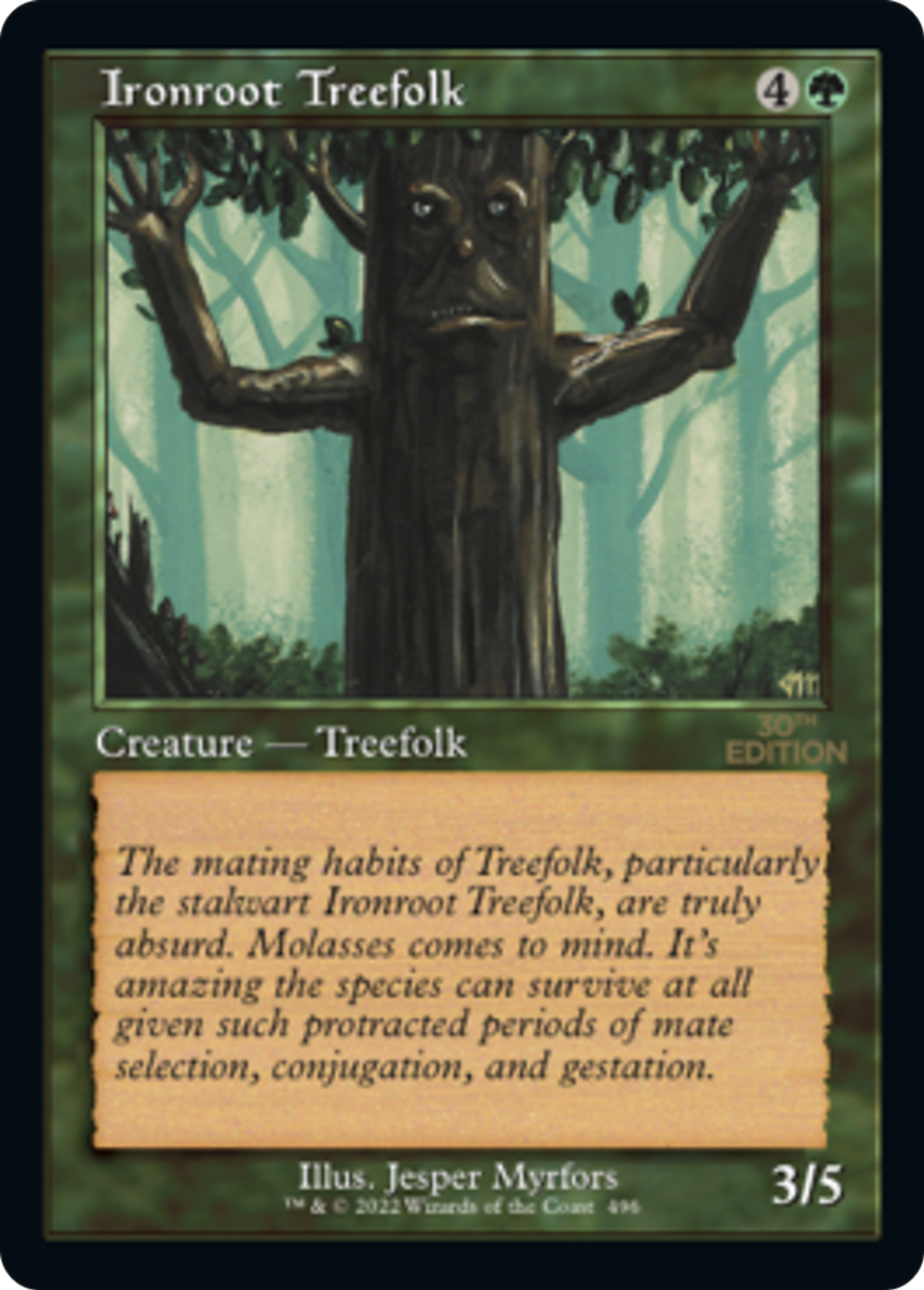 Ironroot Treefolk — 30th Anniversary Edition — Magic: The Gathering