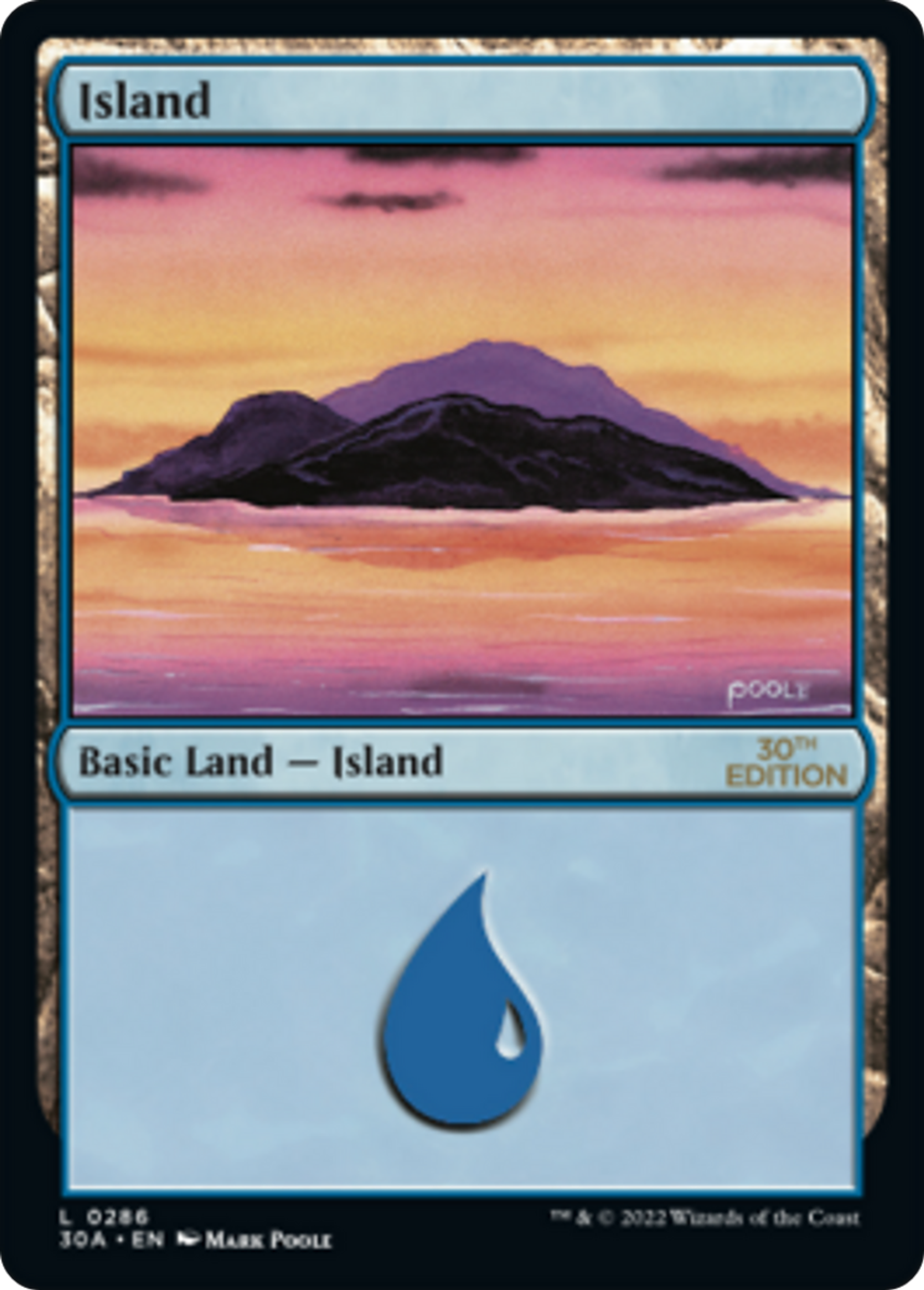 Island — 30th Anniversary Edition — Magic: The Gathering