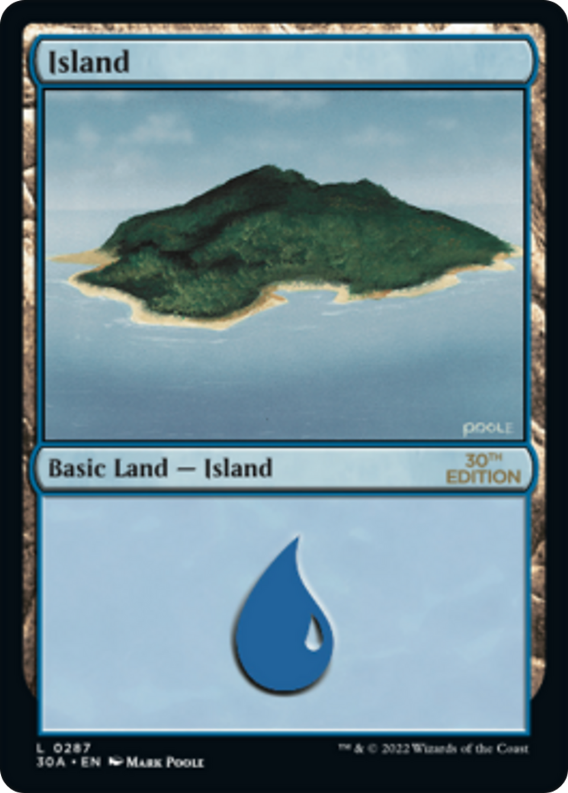 Island — 30th Anniversary Edition — Magic: The Gathering