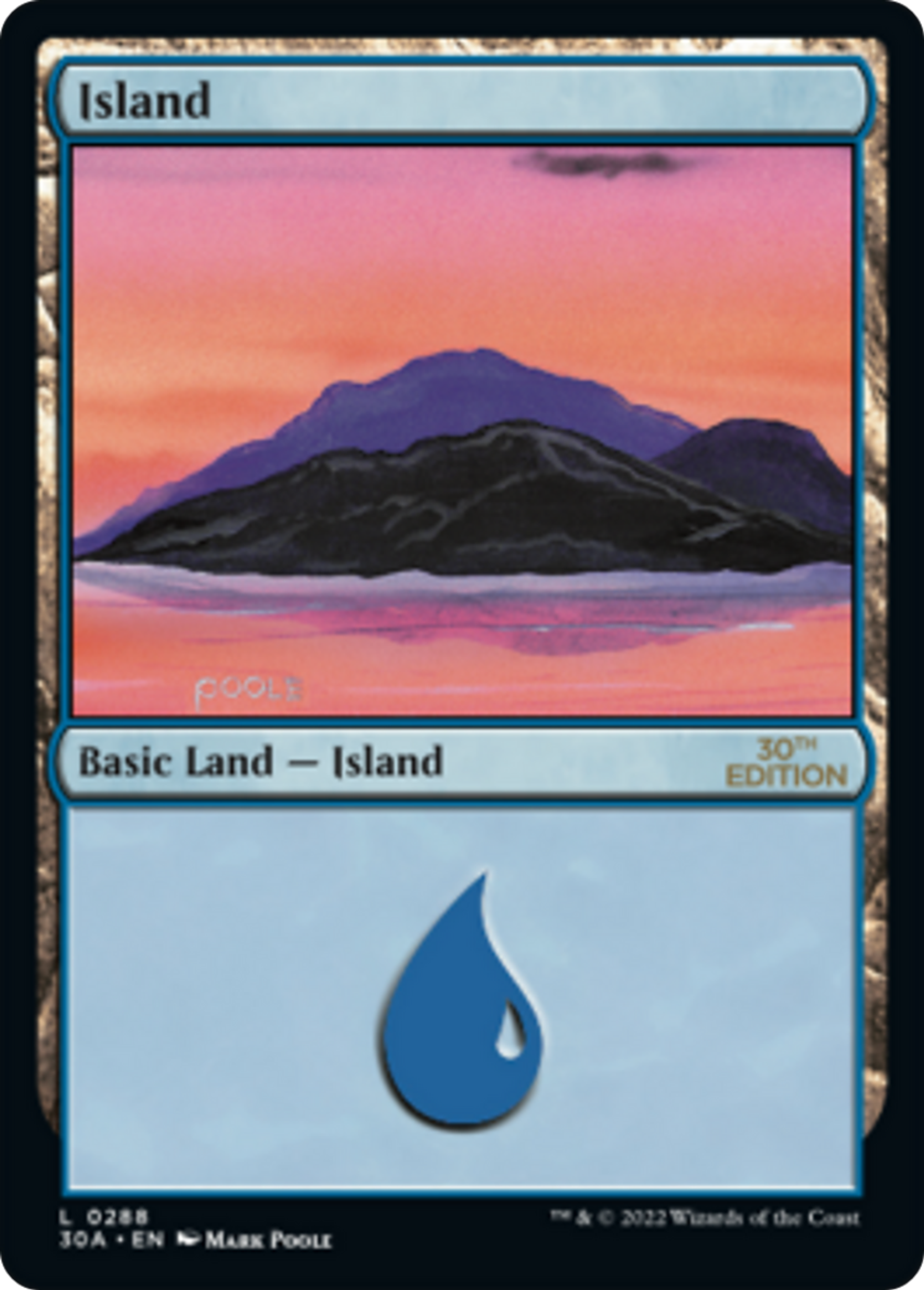 Island — 30th Anniversary Edition — Magic: The Gathering