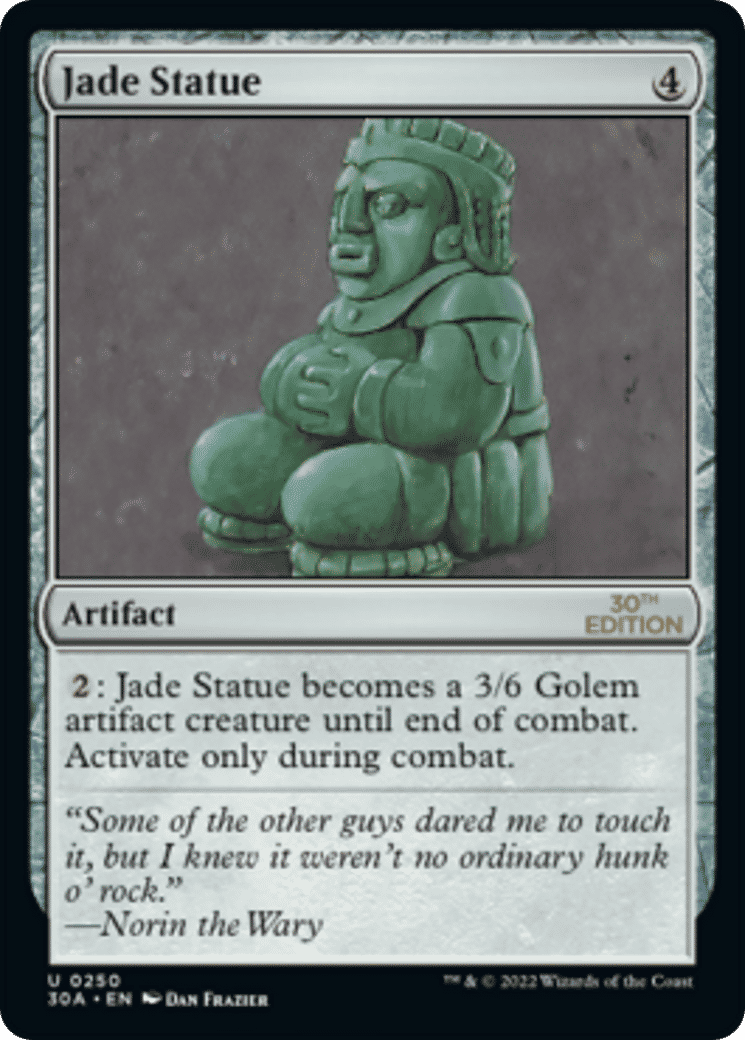 Statue de jade — 30th Anniversary Edition — Magic: The Gathering