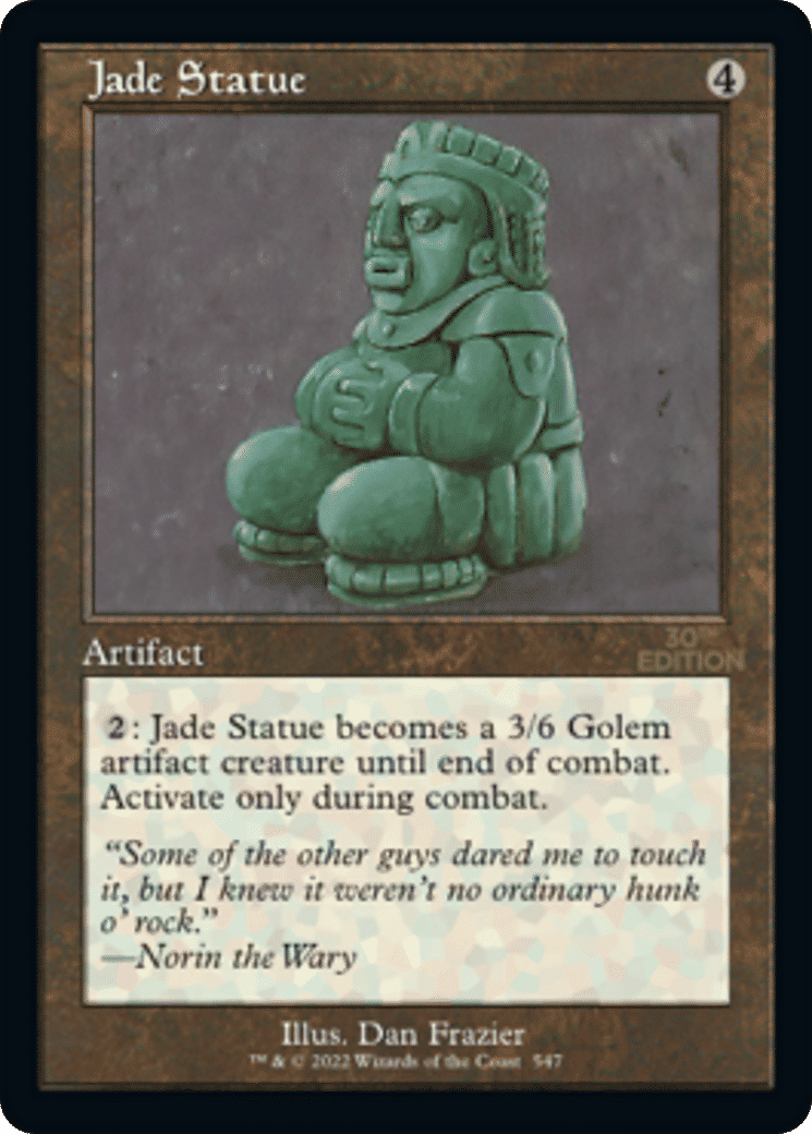 Statue de jade — 30th Anniversary Edition — Magic: The Gathering