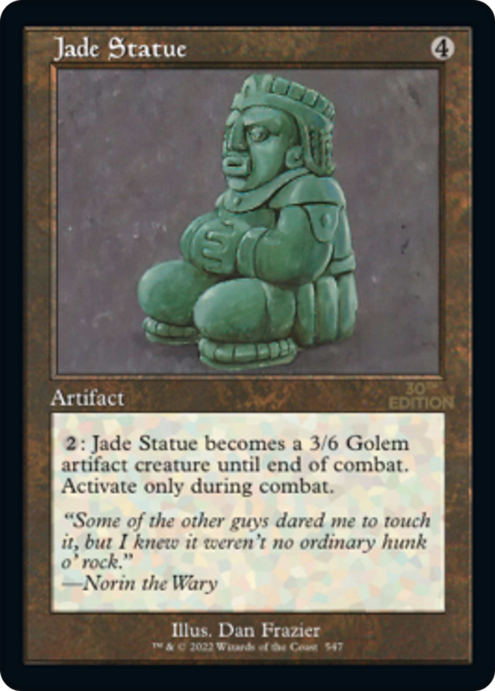 Jade Statue — 30th Anniversary Edition — Magic: The Gathering