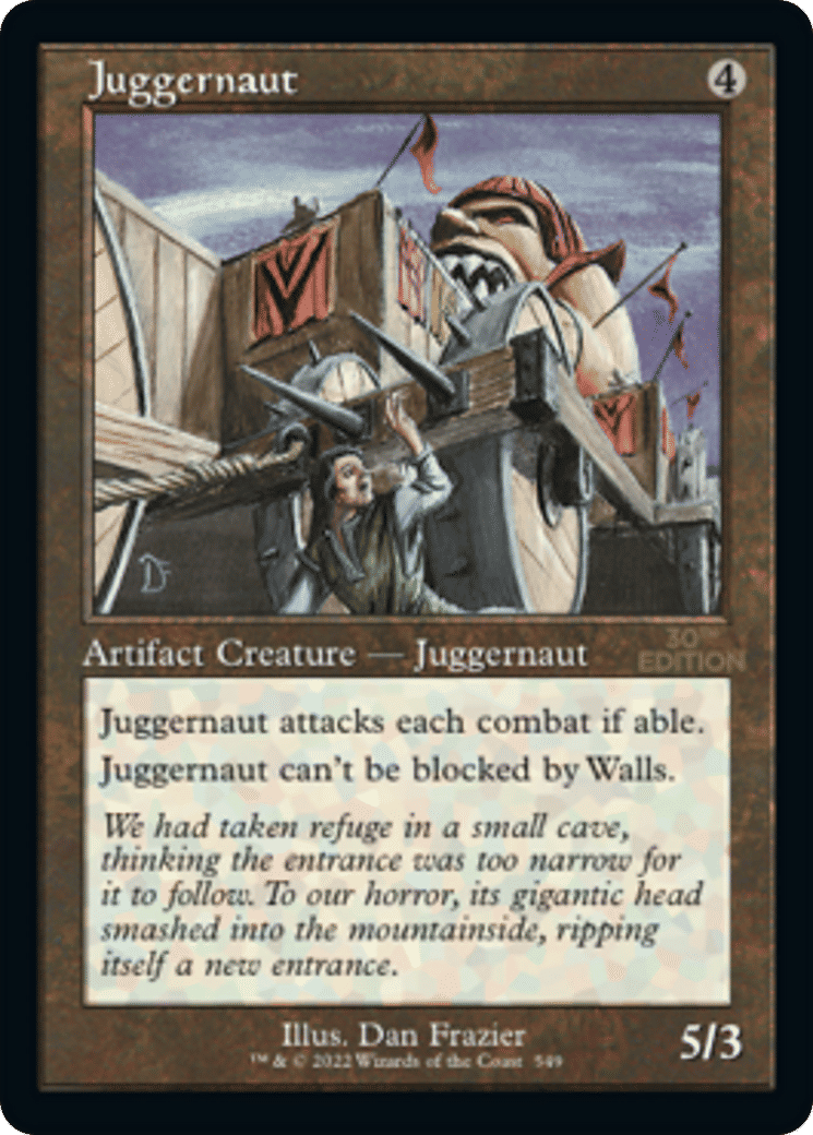 Djaggernaut — 30th Anniversary Edition — Magic: The Gathering