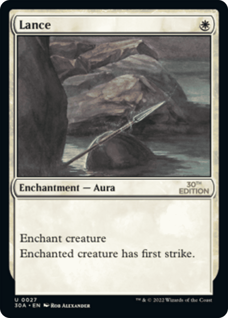 Lance — 30th Anniversary Edition — Magic: The Gathering