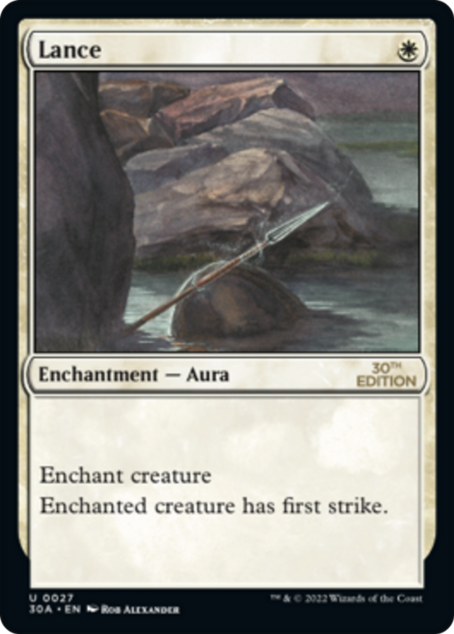 Lance — 30th Anniversary Edition — Magic: The Gathering