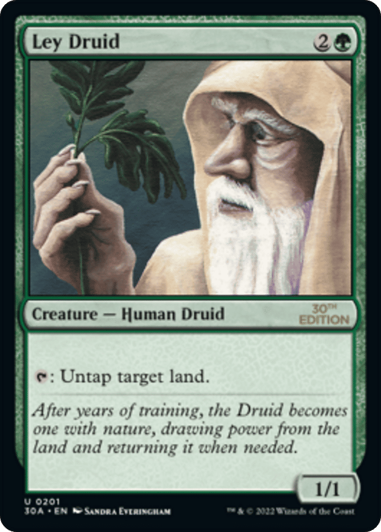 Ley Druid — 30th Anniversary Edition — Magic: The Gathering