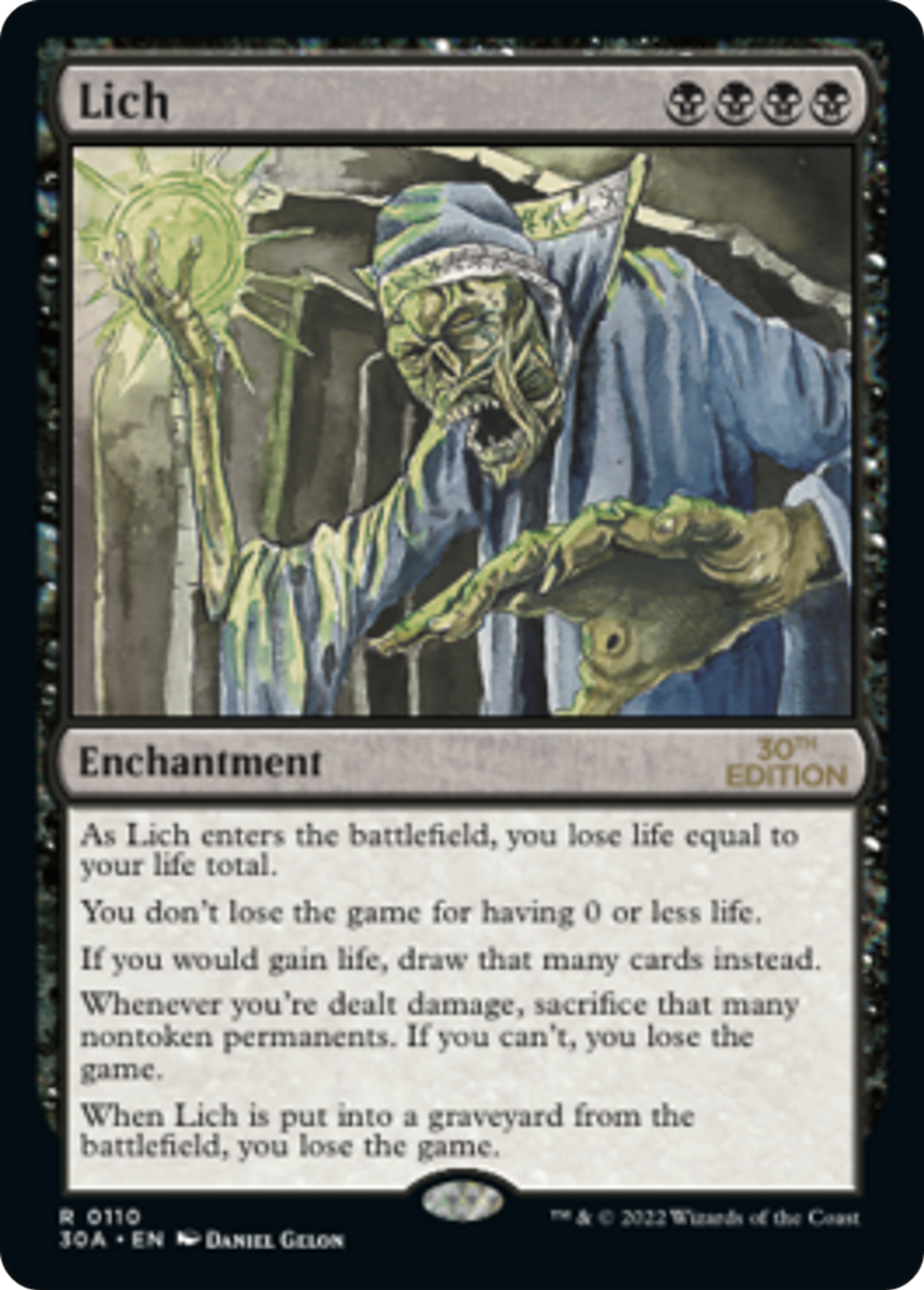 Lich — 30th Anniversary Edition — Magic: The Gathering