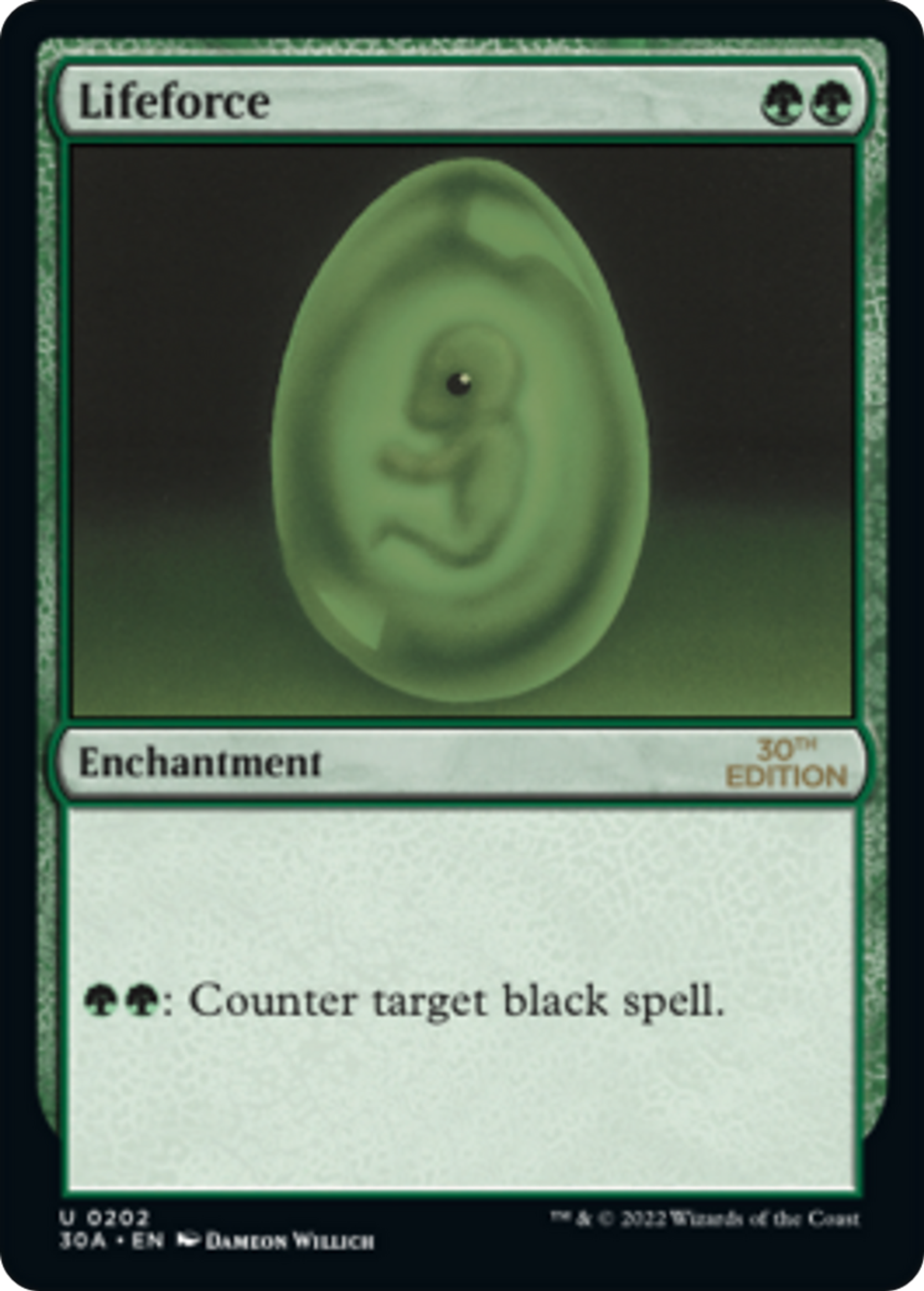 Lifeforce — 30th Anniversary Edition — Magic: The Gathering