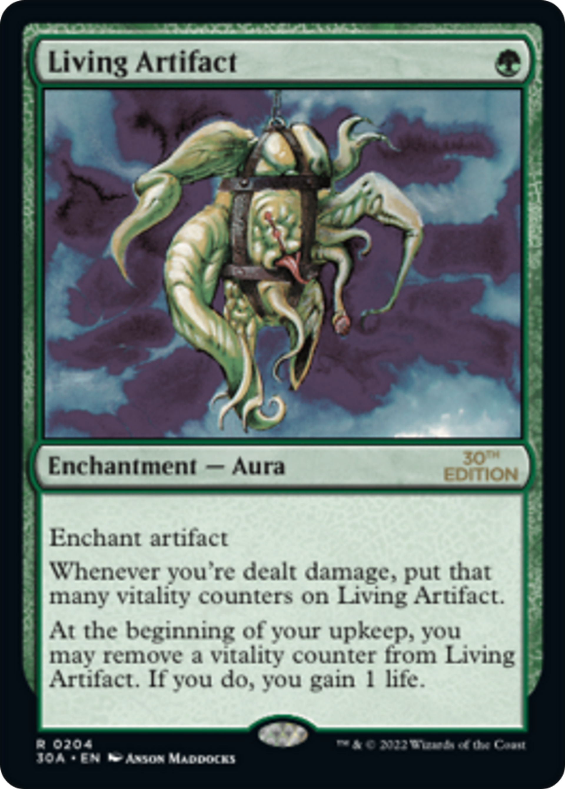 Living Artifact — 30th Anniversary Edition — Magic: The Gathering