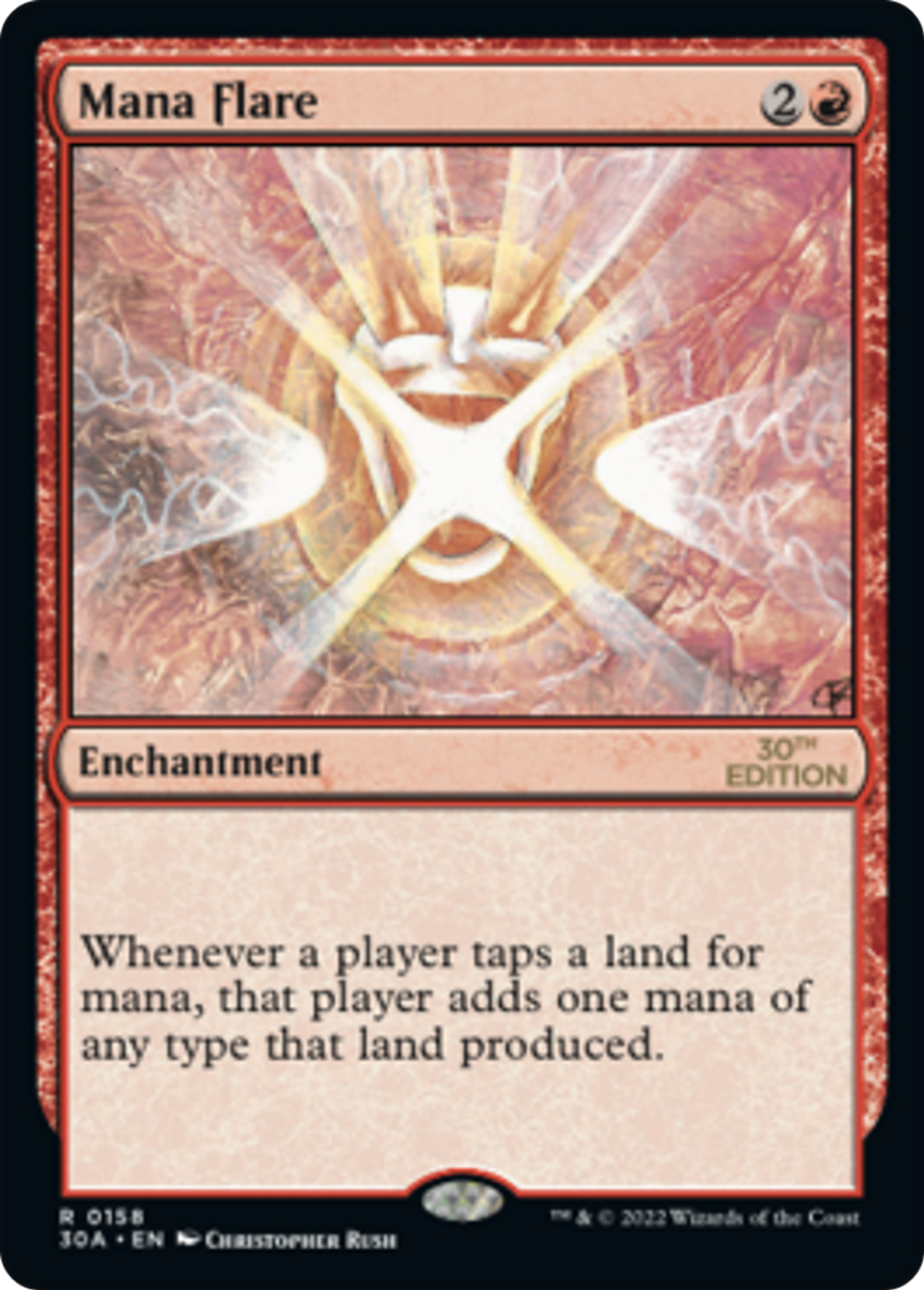 Flamboiement de mana — 30th Anniversary Edition — Magic: The Gathering