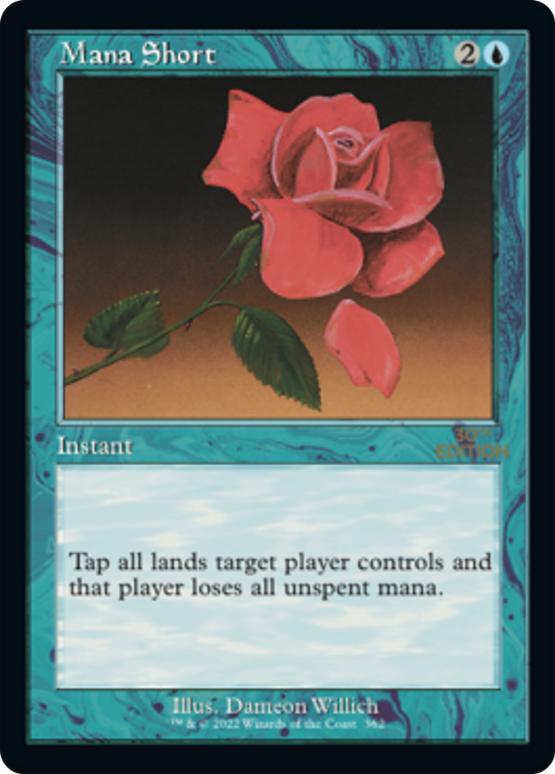 Pénurie de mana — 30th Anniversary Edition — Magic: The Gathering