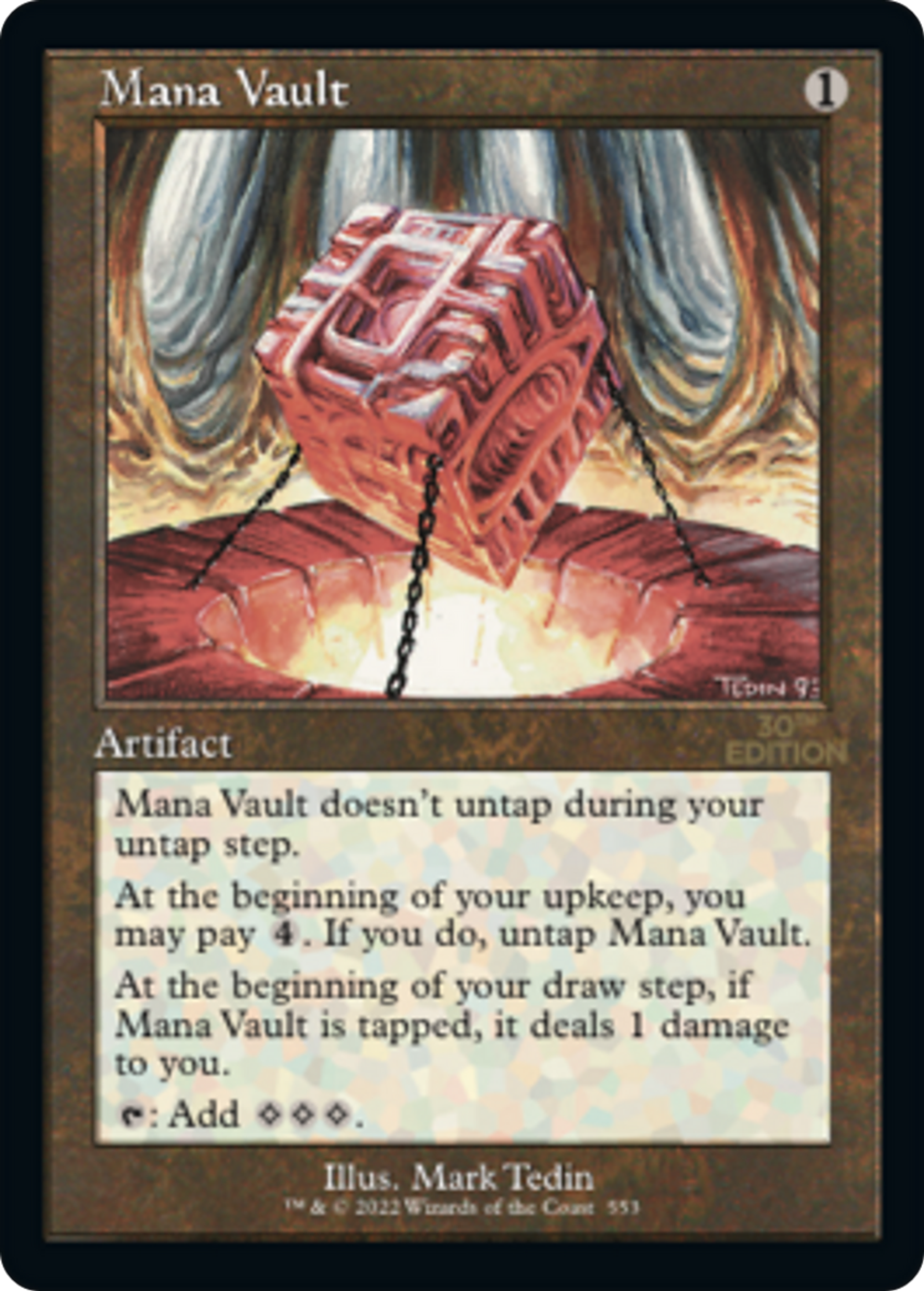 Mana Vault — 30th Anniversary Edition — Magic: The Gathering