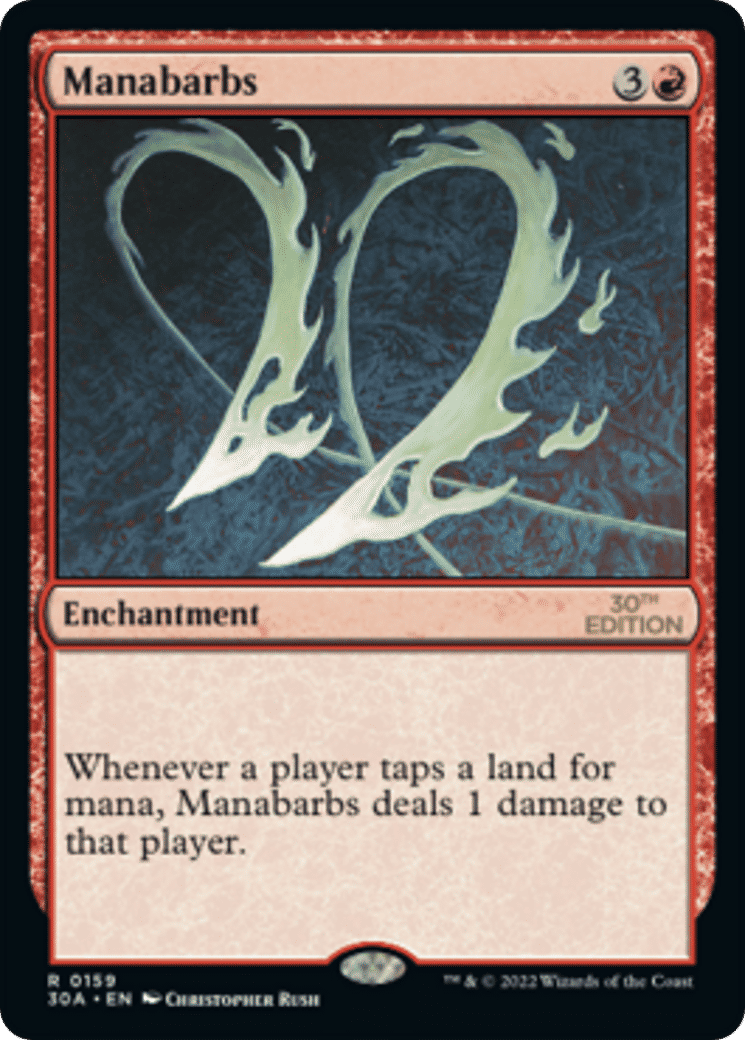 Manabarbs — 30th Anniversary Edition — Magic: The Gathering