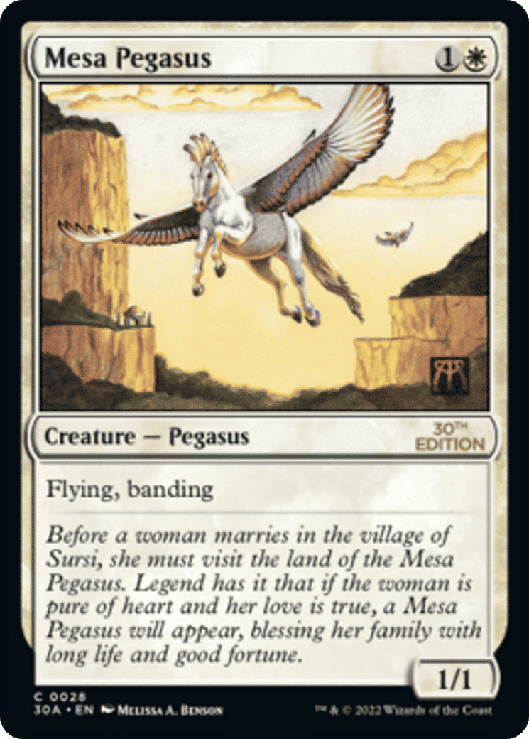 Mesa Pegasus — 30th Anniversary Edition — Magic: The Gathering