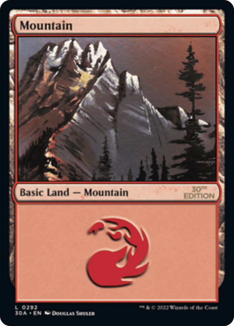 Montagne — 30th Anniversary Edition — Magic: The Gathering