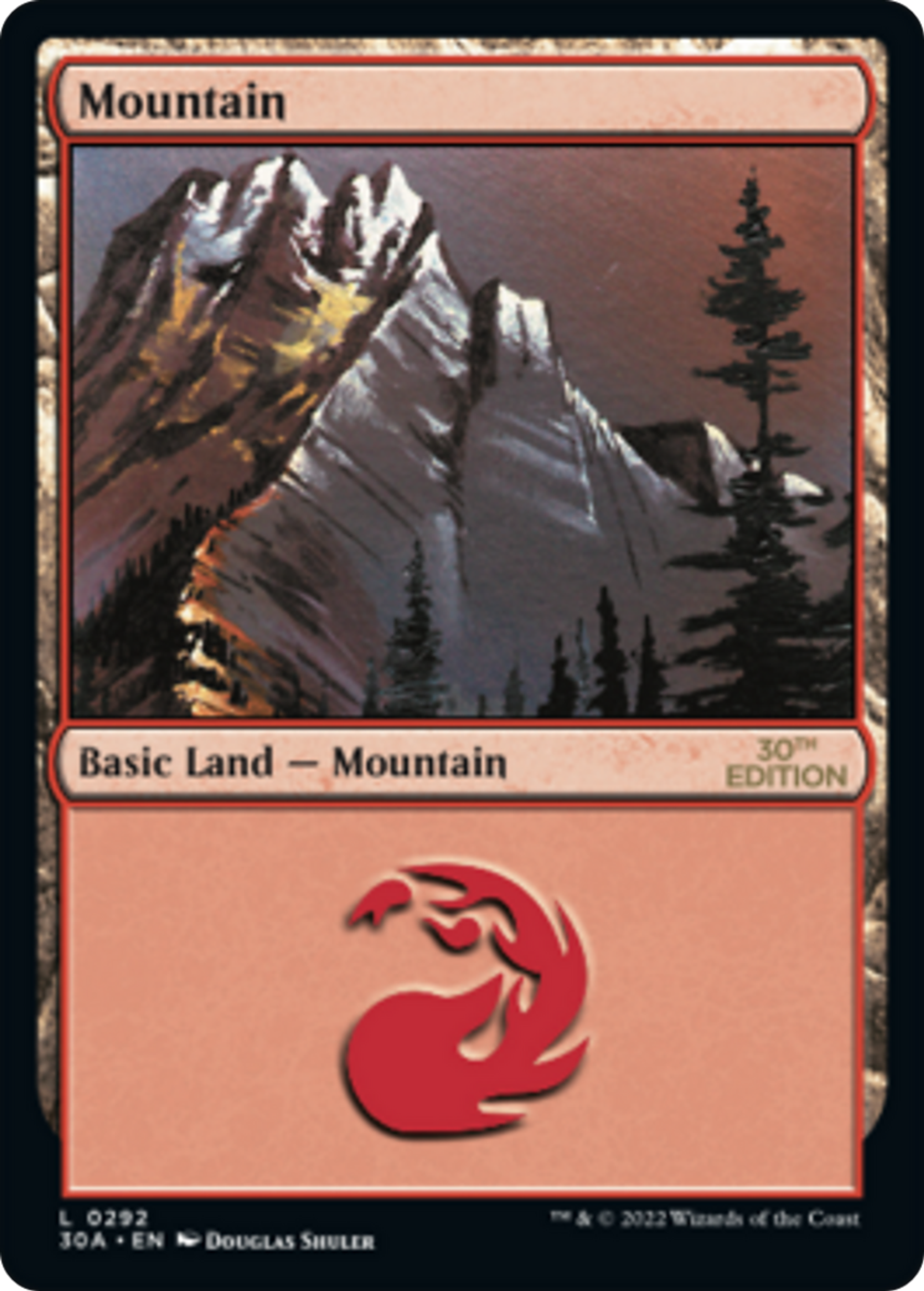Mountain — 30th Anniversary Edition — Magic: The Gathering