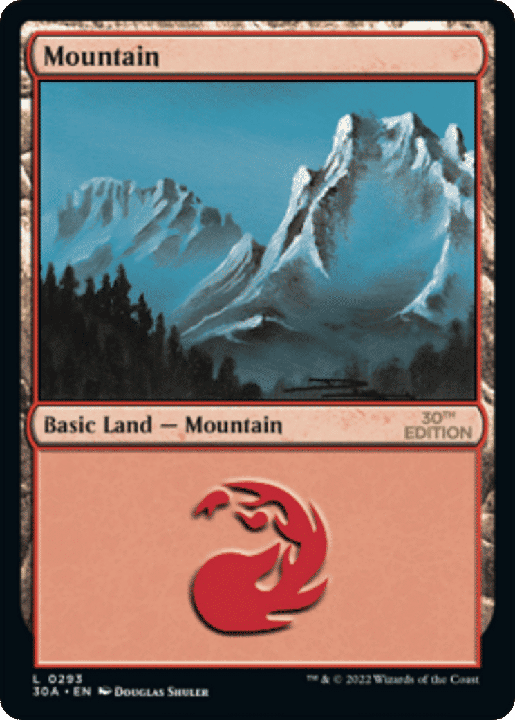 Montagne — 30th Anniversary Edition — Magic: The Gathering
