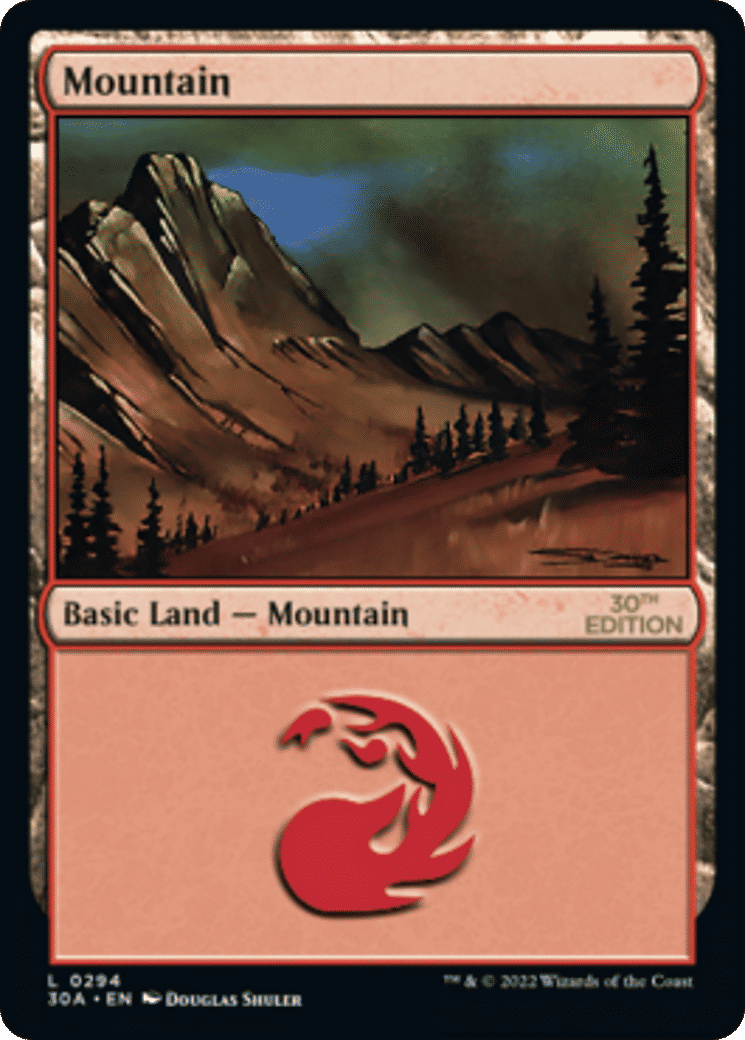 Montagne — 30th Anniversary Edition — Magic: The Gathering