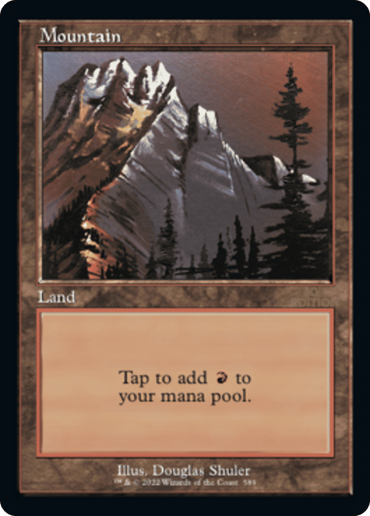 Montagne — 30th Anniversary Edition — Magic: The Gathering
