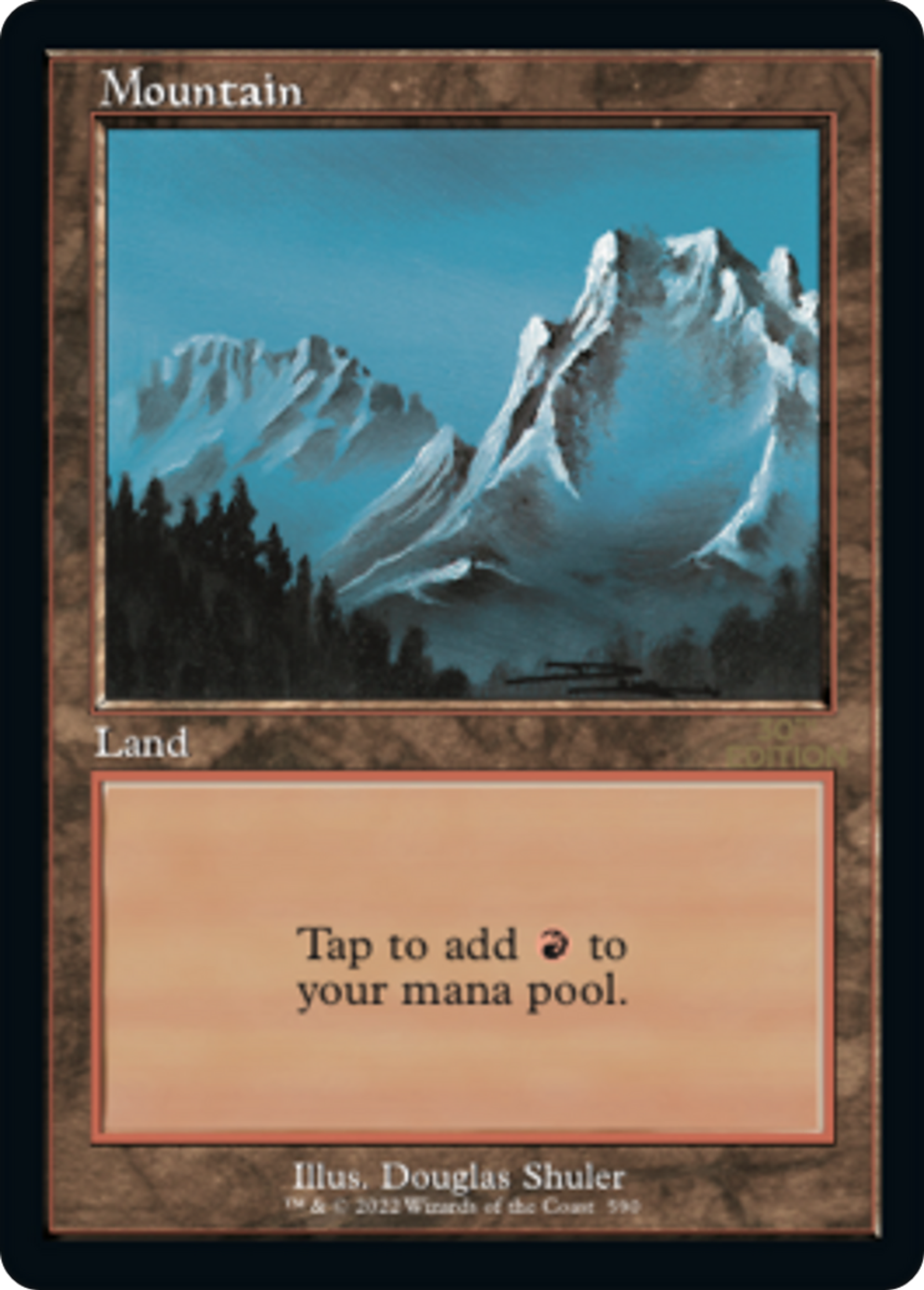 Mountain — 30th Anniversary Edition — Magic: The Gathering