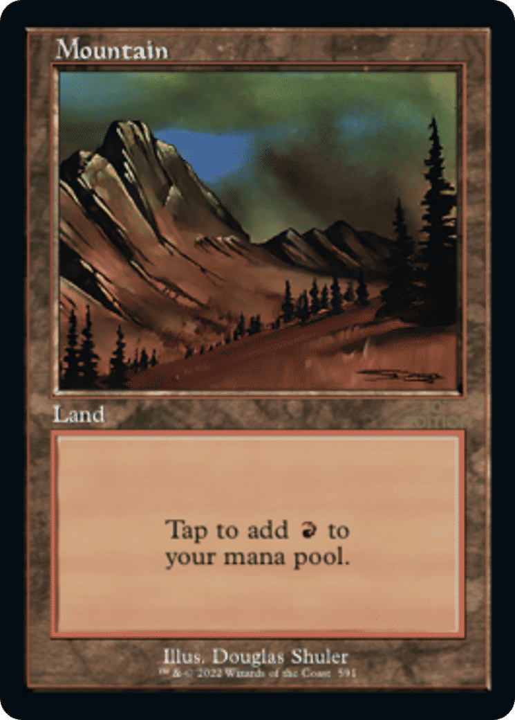 Montagne — 30th Anniversary Edition — Magic: The Gathering