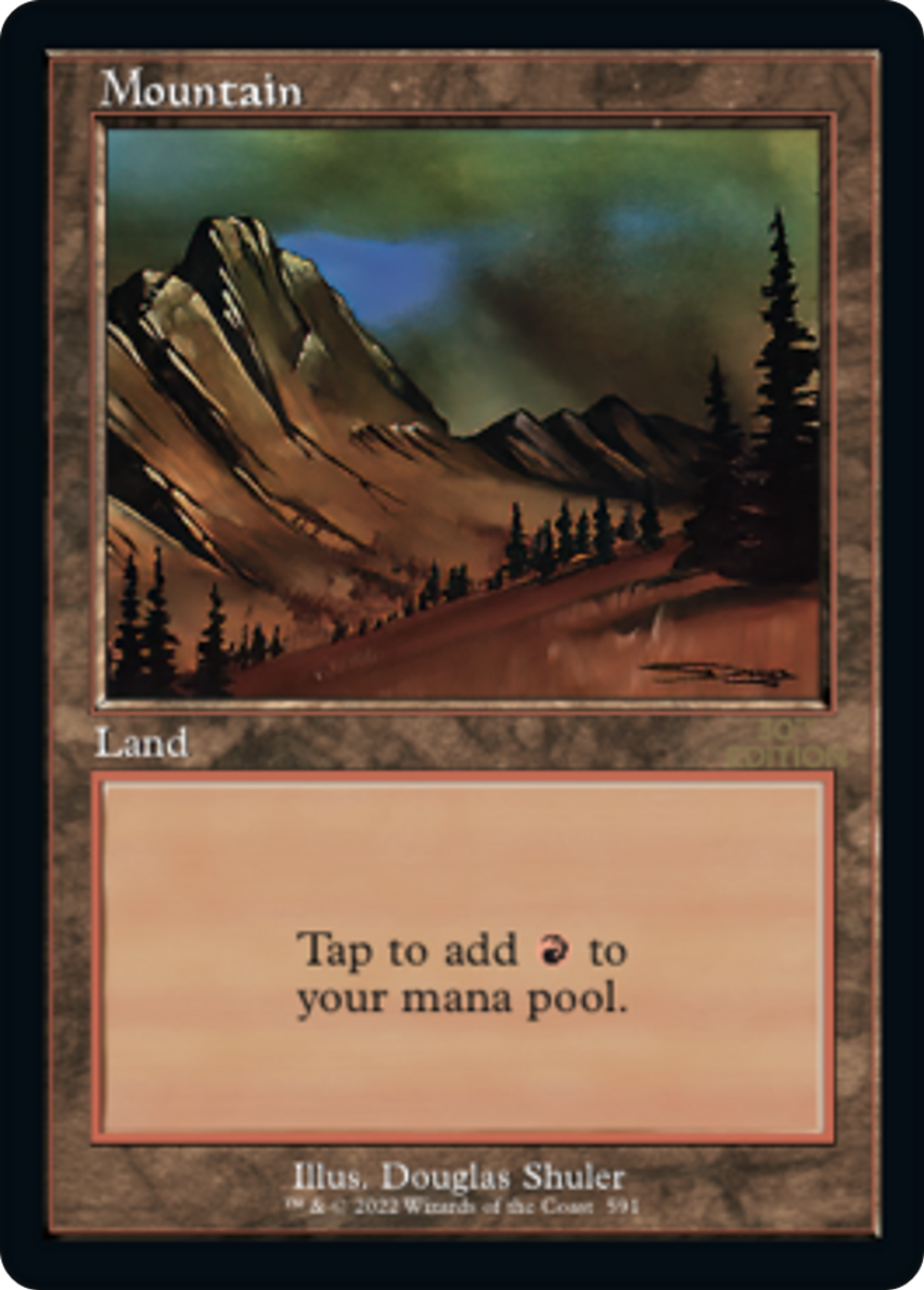 Mountain — 30th Anniversary Edition — Magic: The Gathering