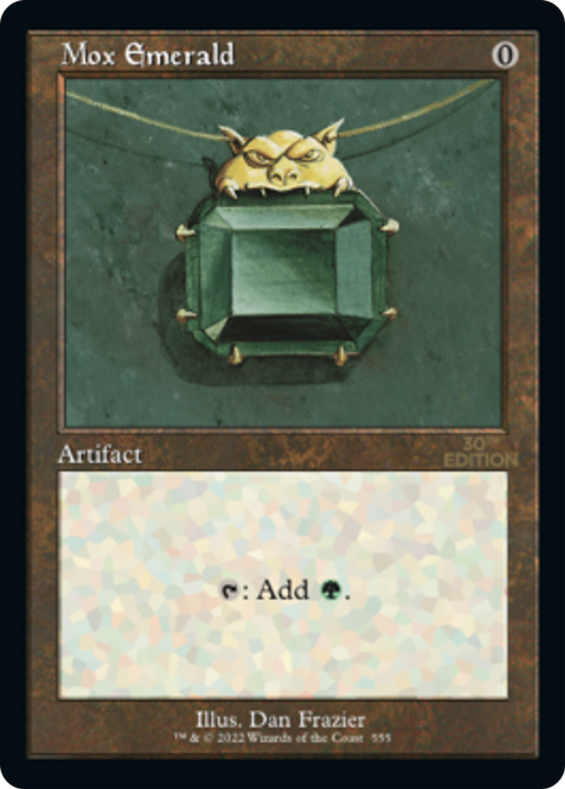 Mox Emerald — 30th Anniversary Edition — Magic: The Gathering