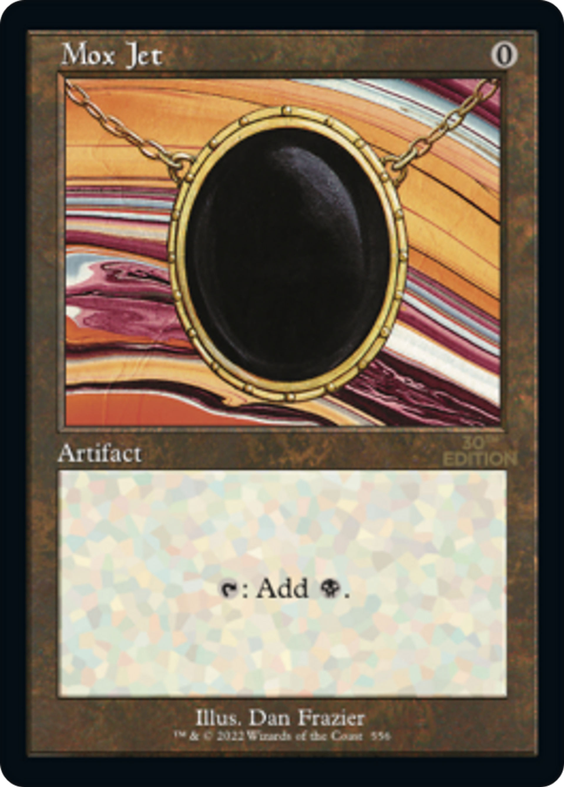 Mox Jet — 30th Anniversary Edition — Magic: The Gathering
