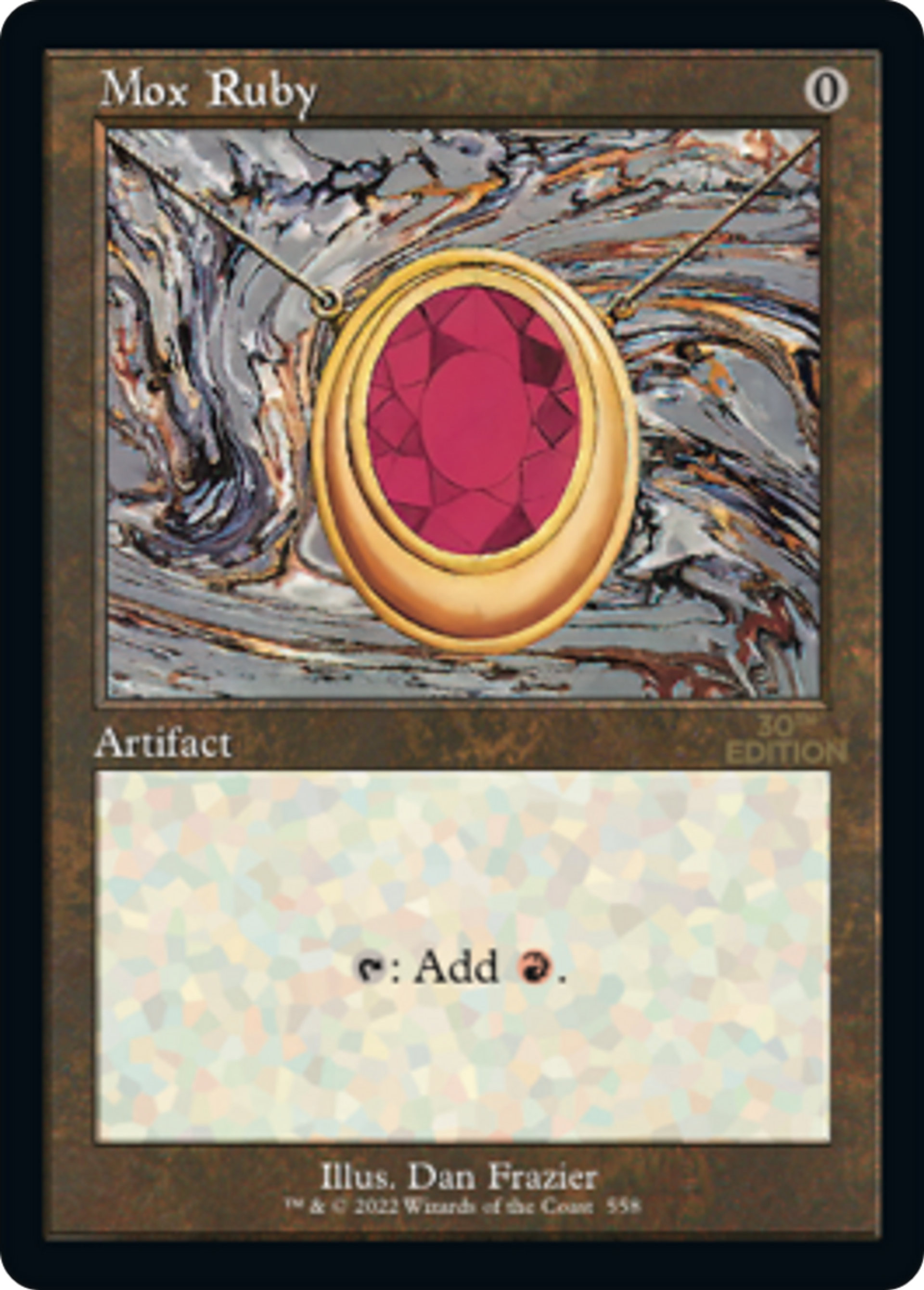 Mox Ruby — 30th Anniversary Edition — Magic: The Gathering