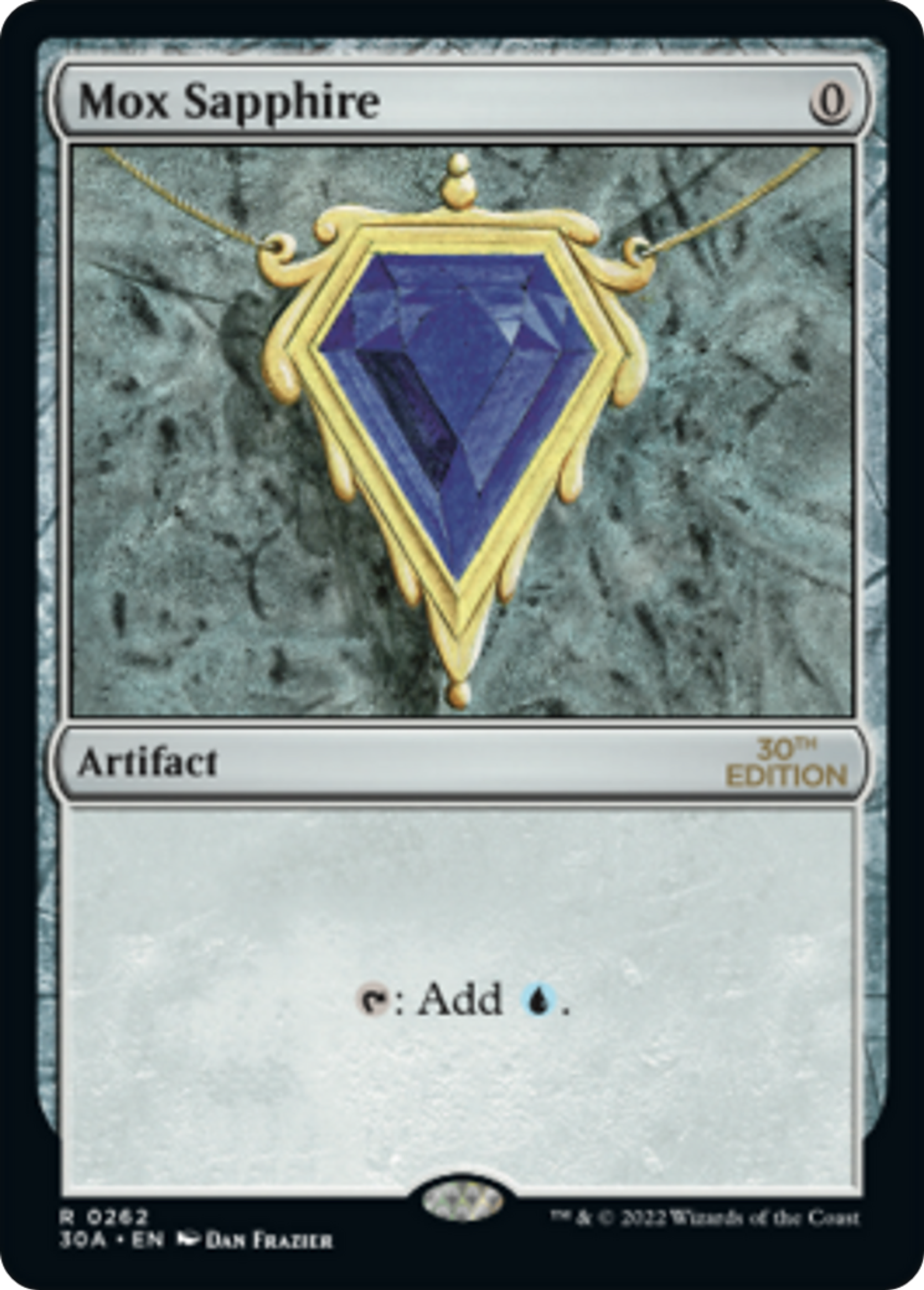Mox Sapphire — 30th Anniversary Edition — Magic: The Gathering