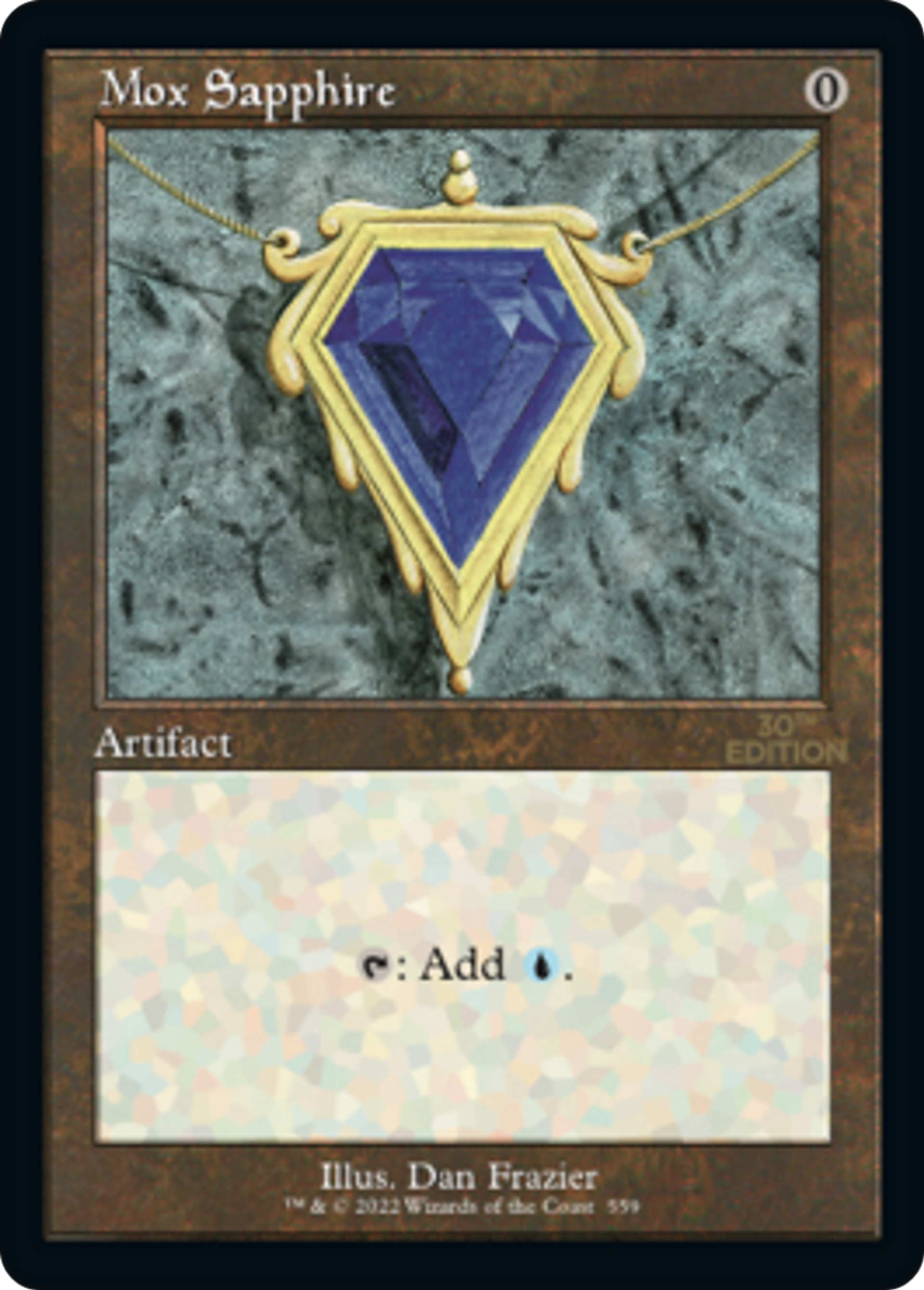 Mox Sapphire — 30th Anniversary Edition — Magic: The Gathering