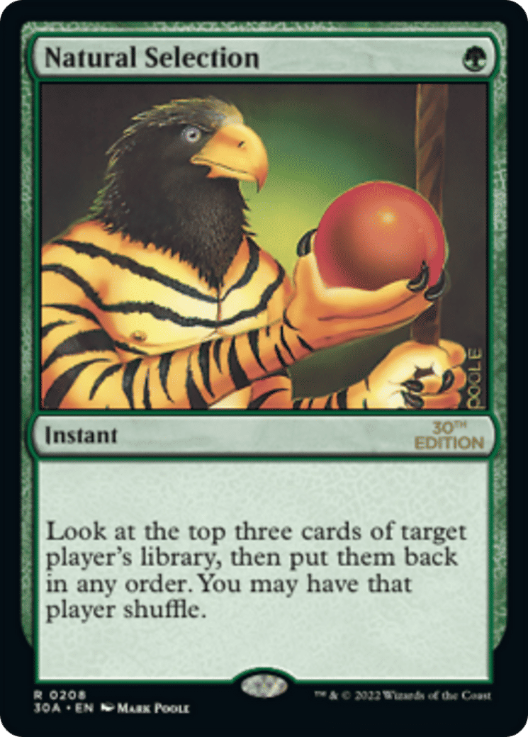 Natural Selection — 30th Anniversary Edition — Magic: The Gathering