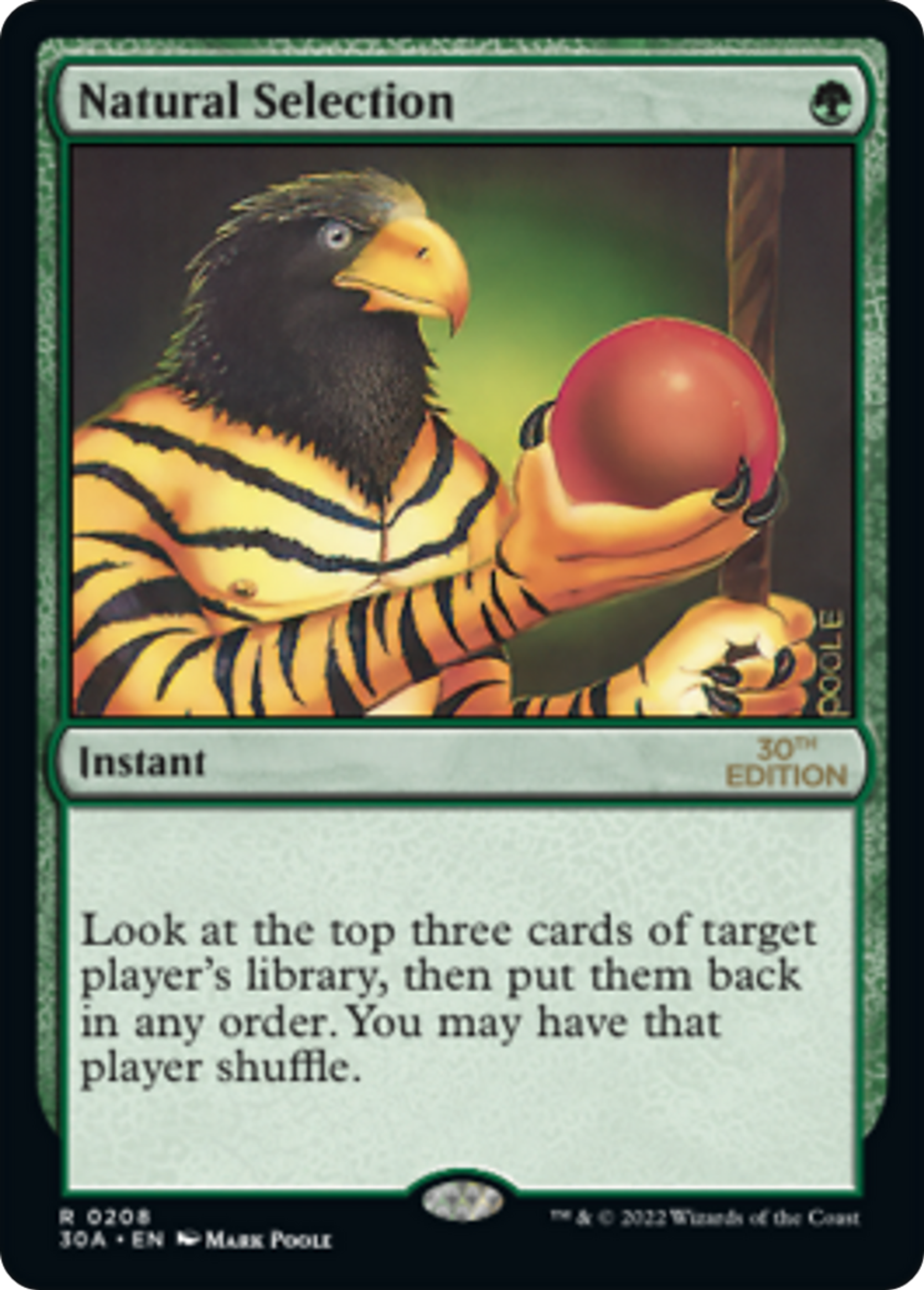 Natural Selection — 30th Anniversary Edition — Magic: The Gathering
