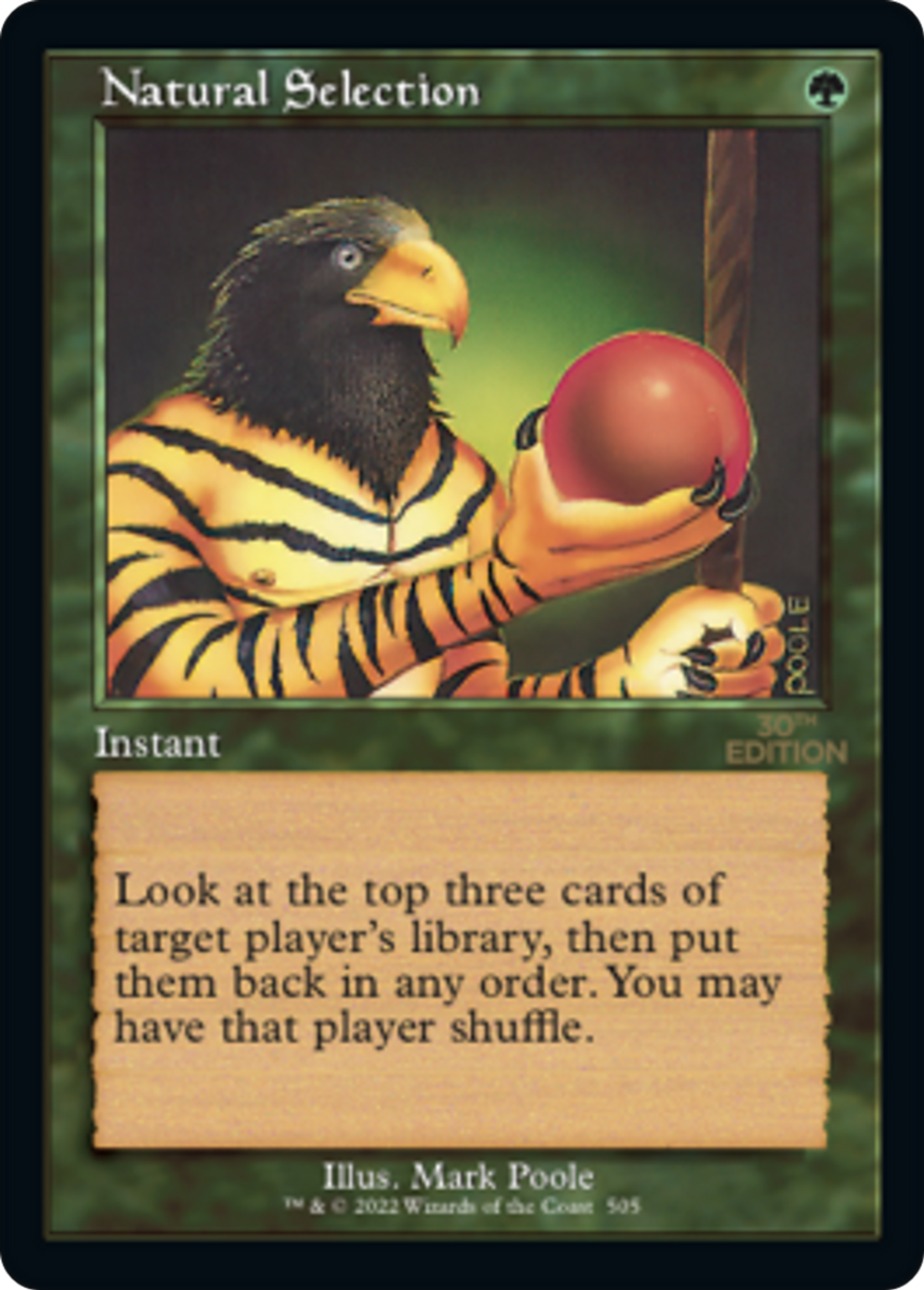 Natural Selection — 30th Anniversary Edition — Magic: The Gathering