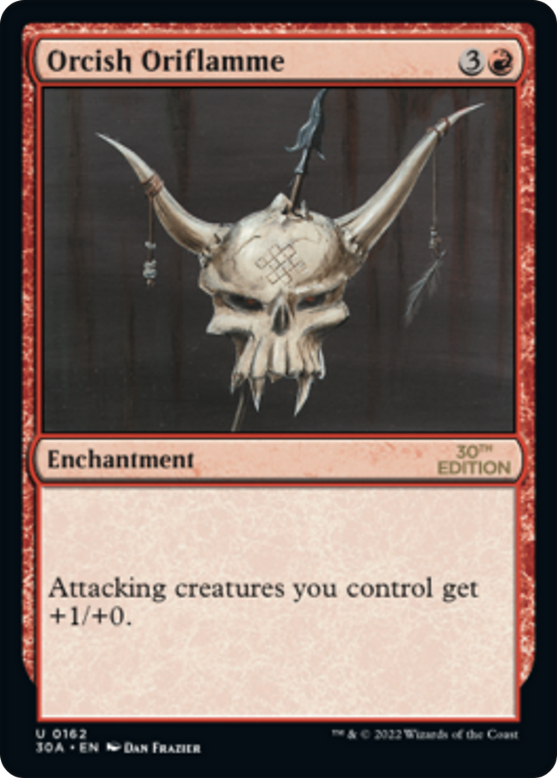 Oriflamme orque — 30th Anniversary Edition — Magic: The Gathering