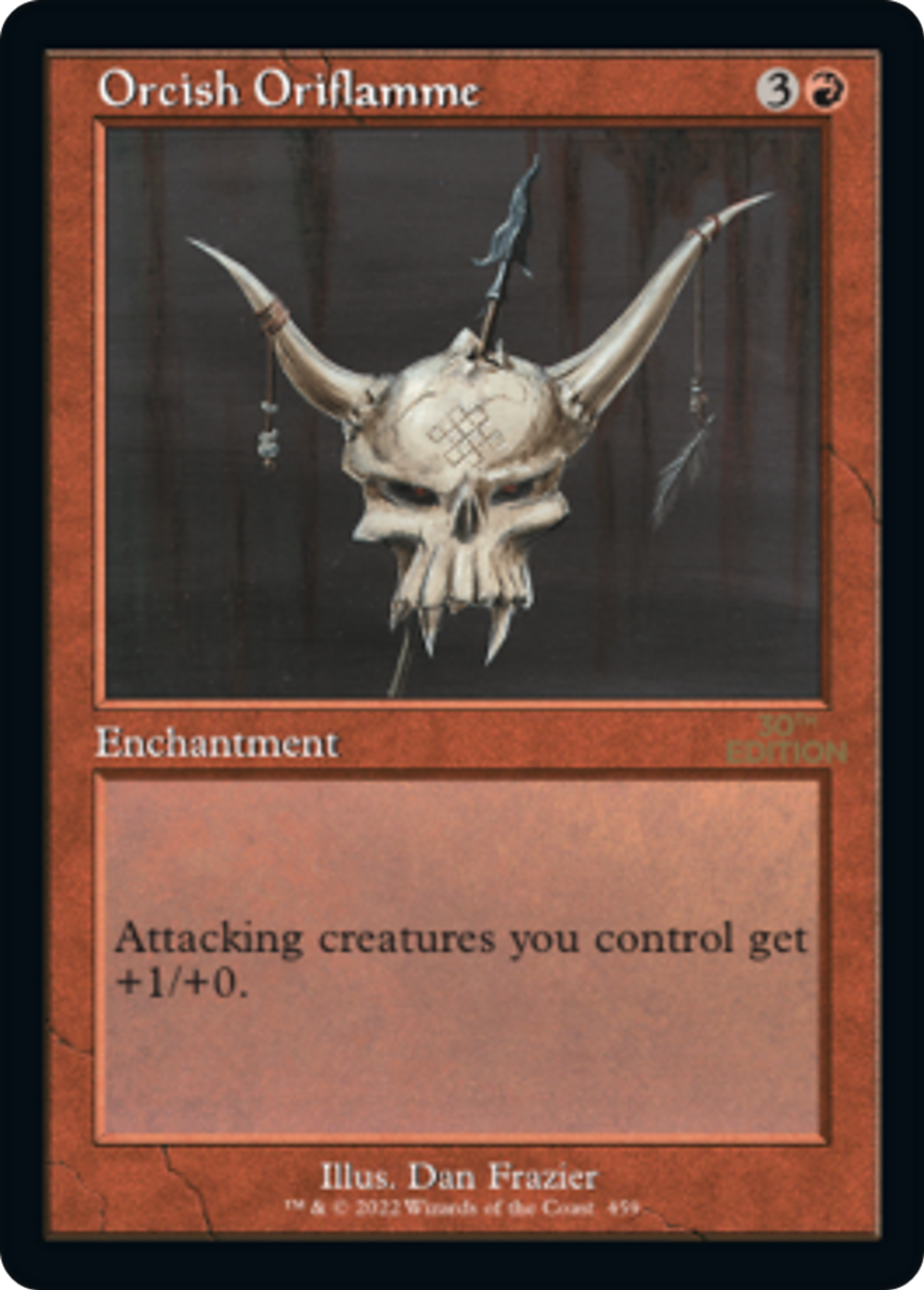 Oriflamme orque — 30th Anniversary Edition — Magic: The Gathering