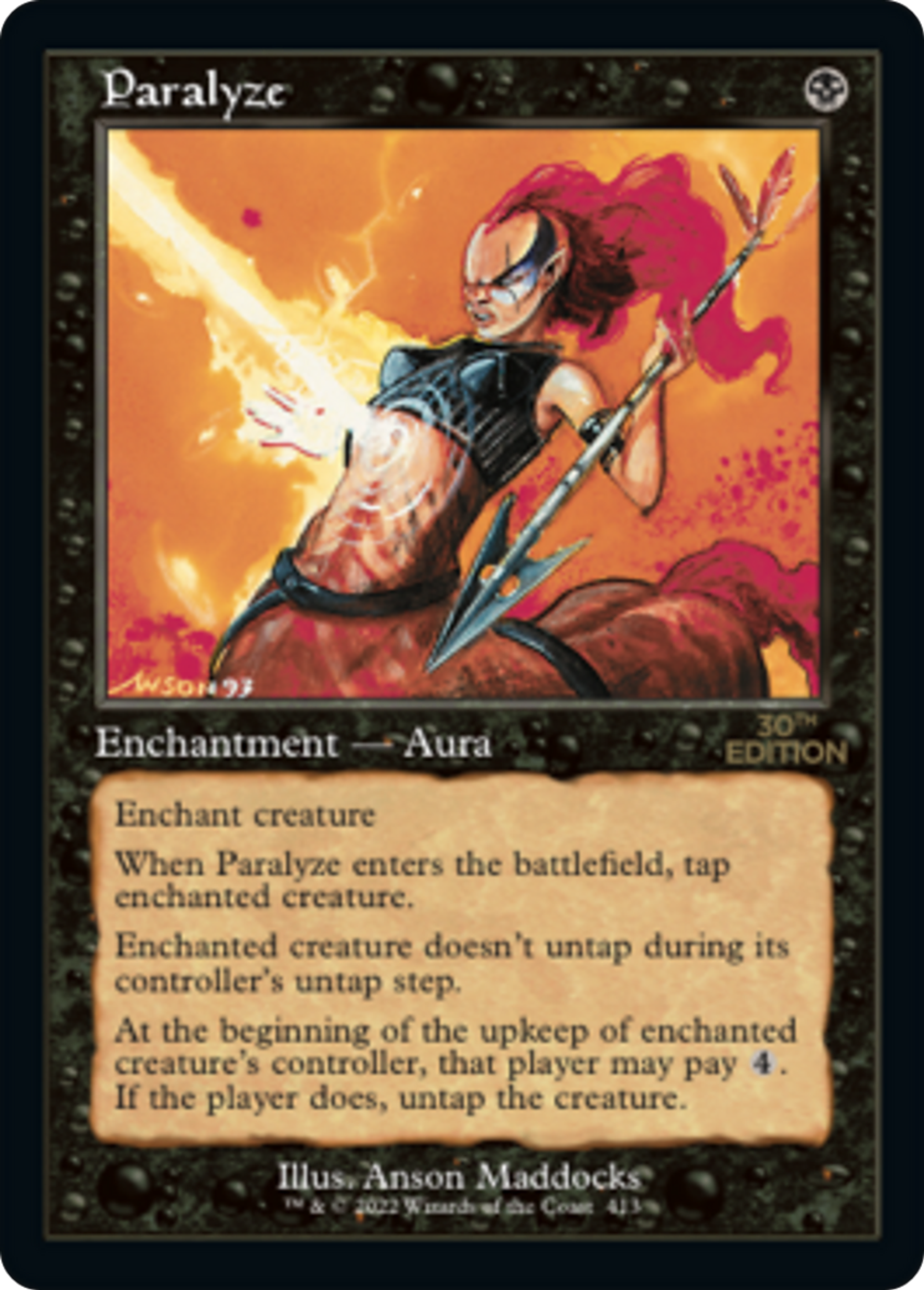 Paralyze — 30th Anniversary Edition — Magic: The Gathering