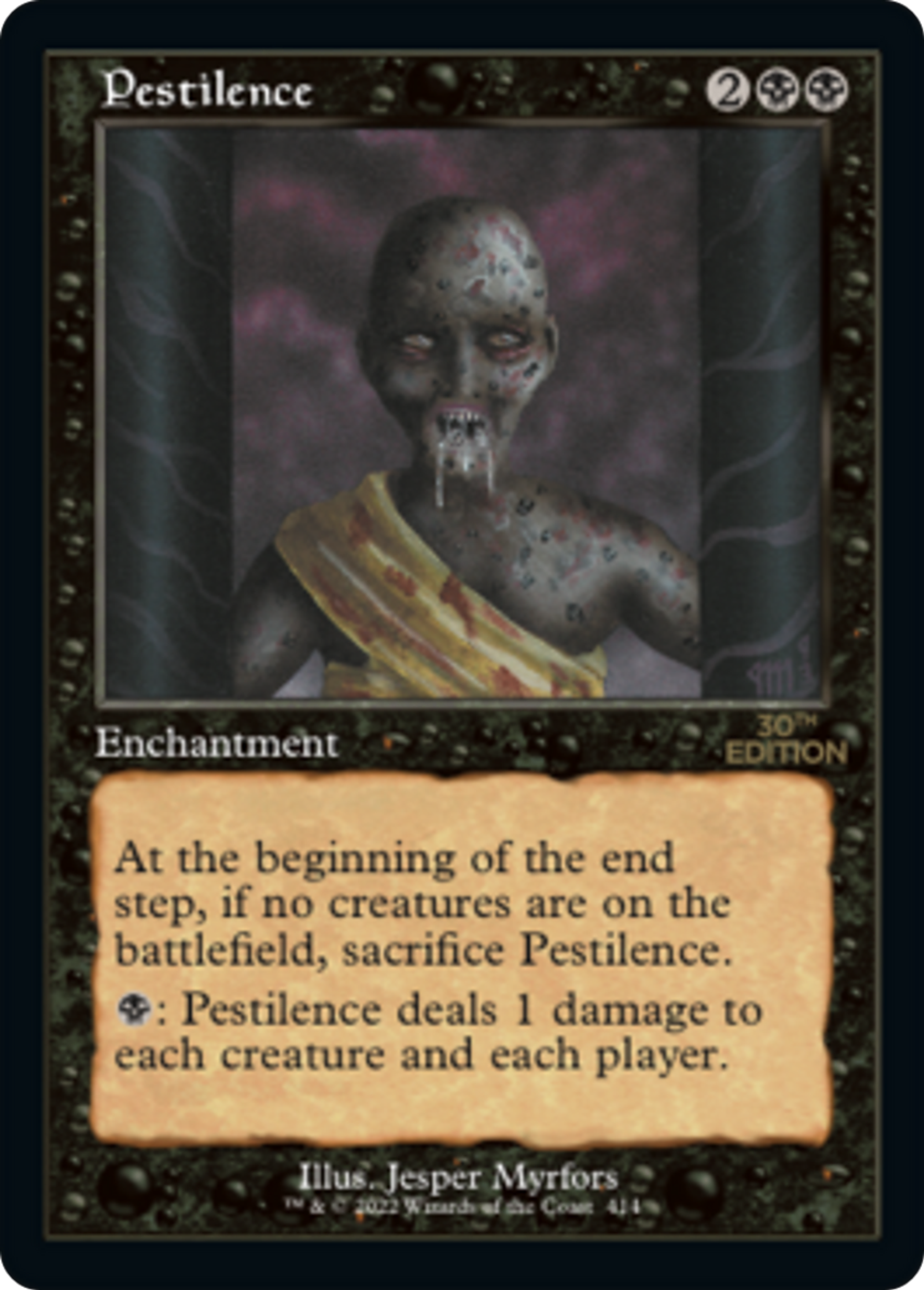 Pestilence — 30th Anniversary Edition — Magic: The Gathering