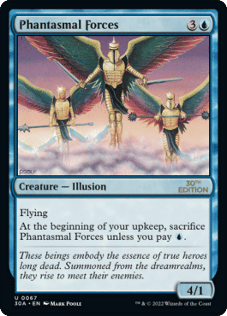 Phantasmal Forces — 30th Anniversary Edition — Magic: The Gathering