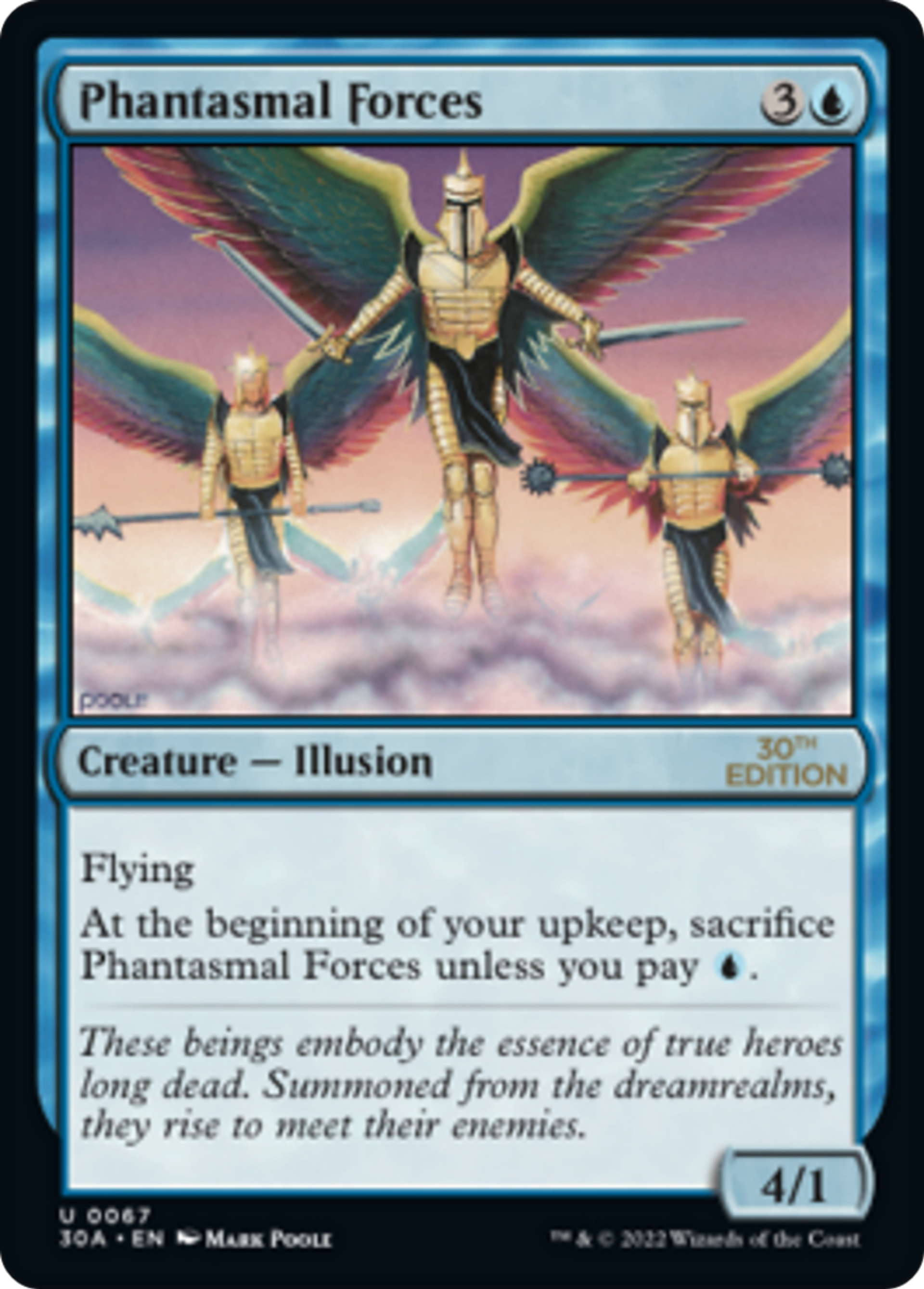 Phantasmal Forces — 30th Anniversary Edition — Magic: The Gathering