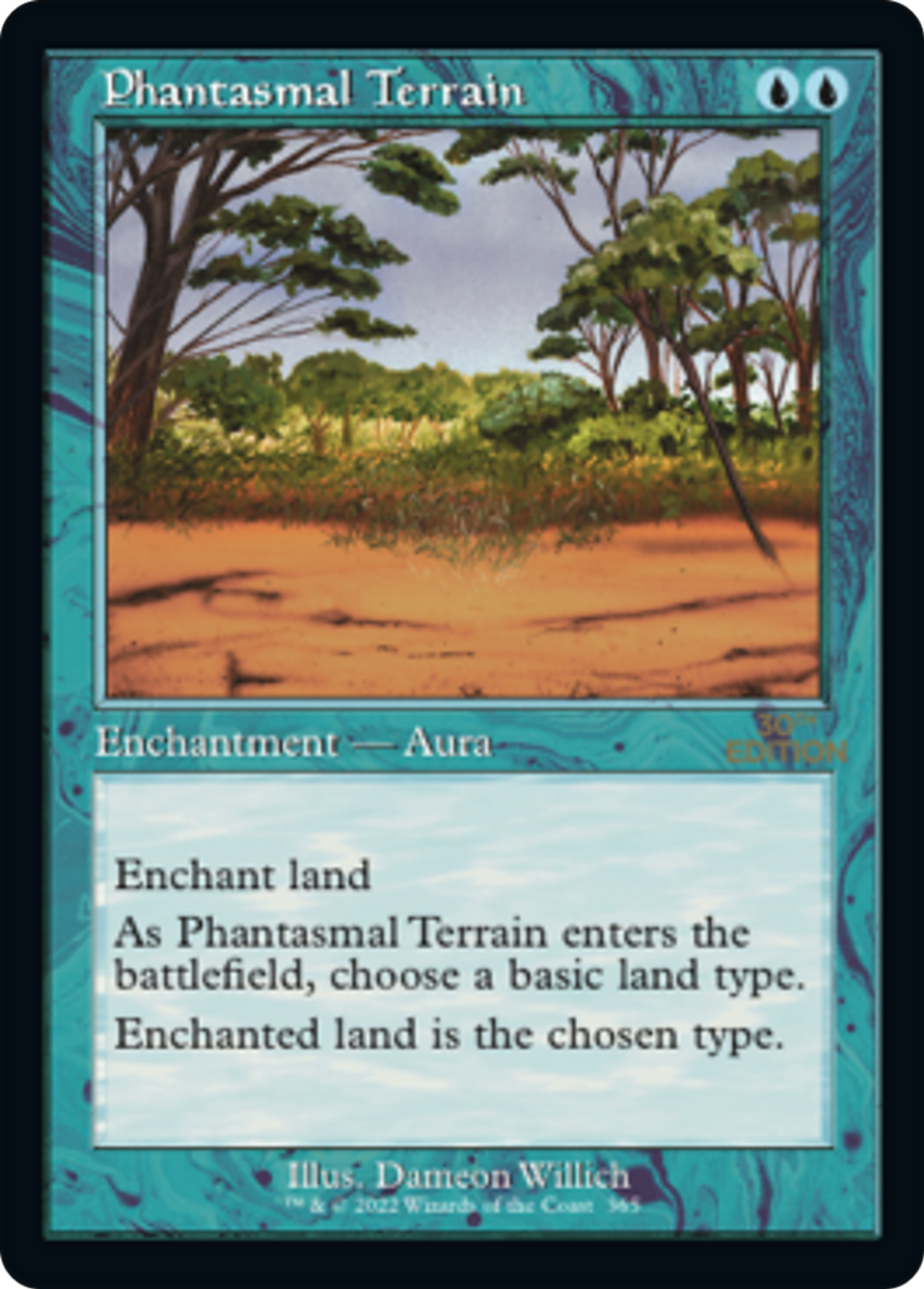 Terrain fantasmatique — 30th Anniversary Edition — Magic: The Gathering