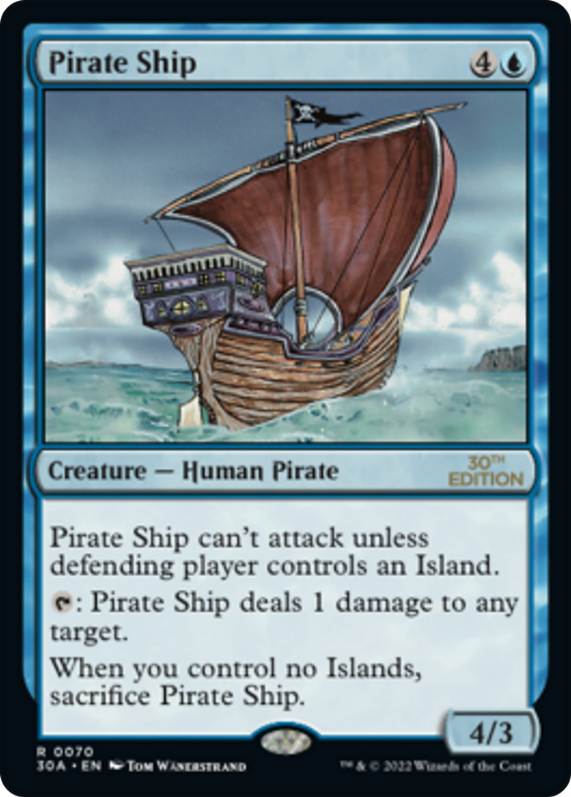 Pirate Ship — 30th Anniversary Edition — Magic: The Gathering