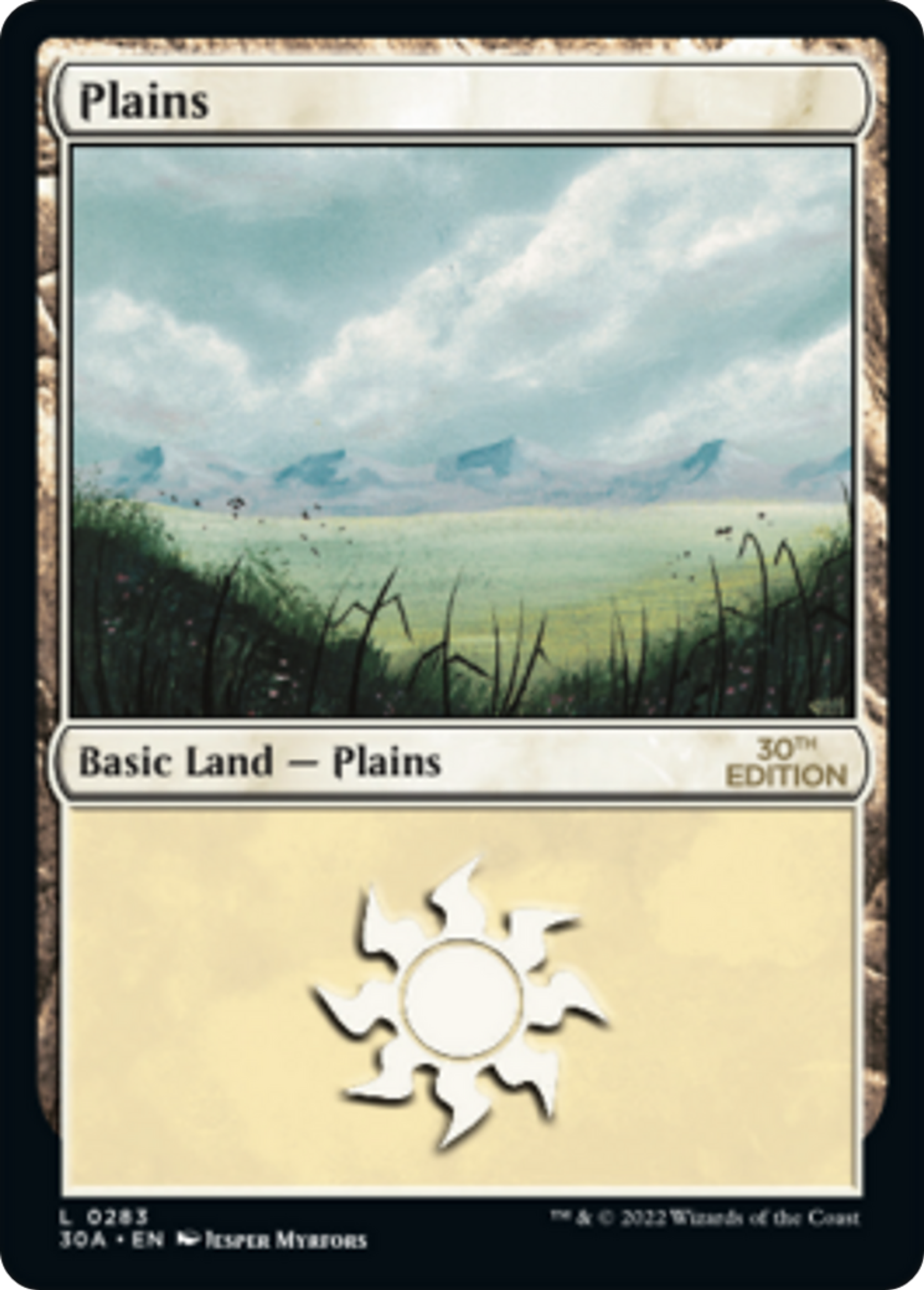 Plains — 30th Anniversary Edition — Magic: The Gathering
