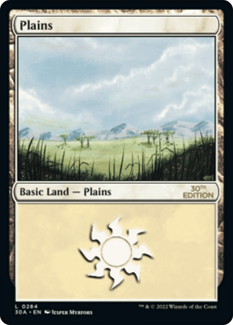 Plains — 30th Anniversary Edition — Magic: The Gathering