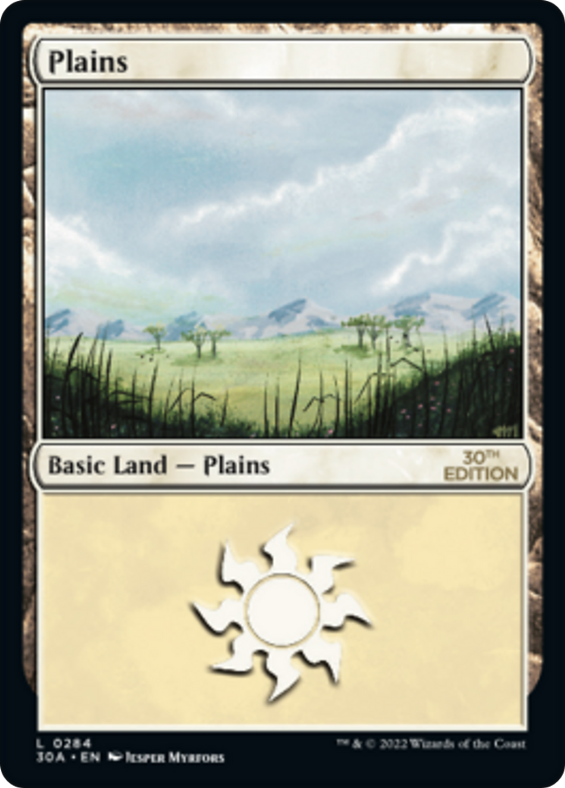 Plains — 30th Anniversary Edition — Magic: The Gathering