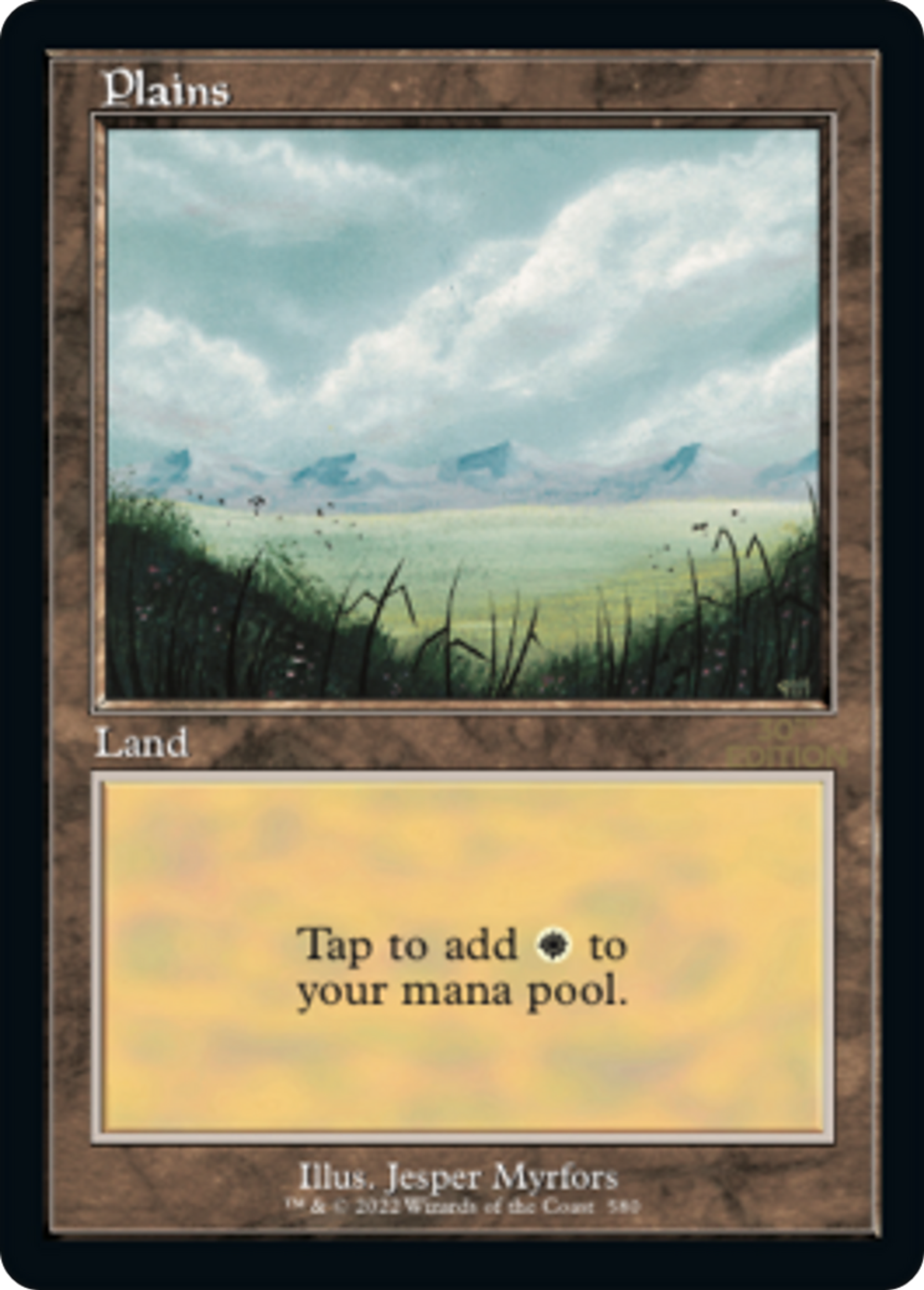 Plaine — 30th Anniversary Edition — Magic: The Gathering