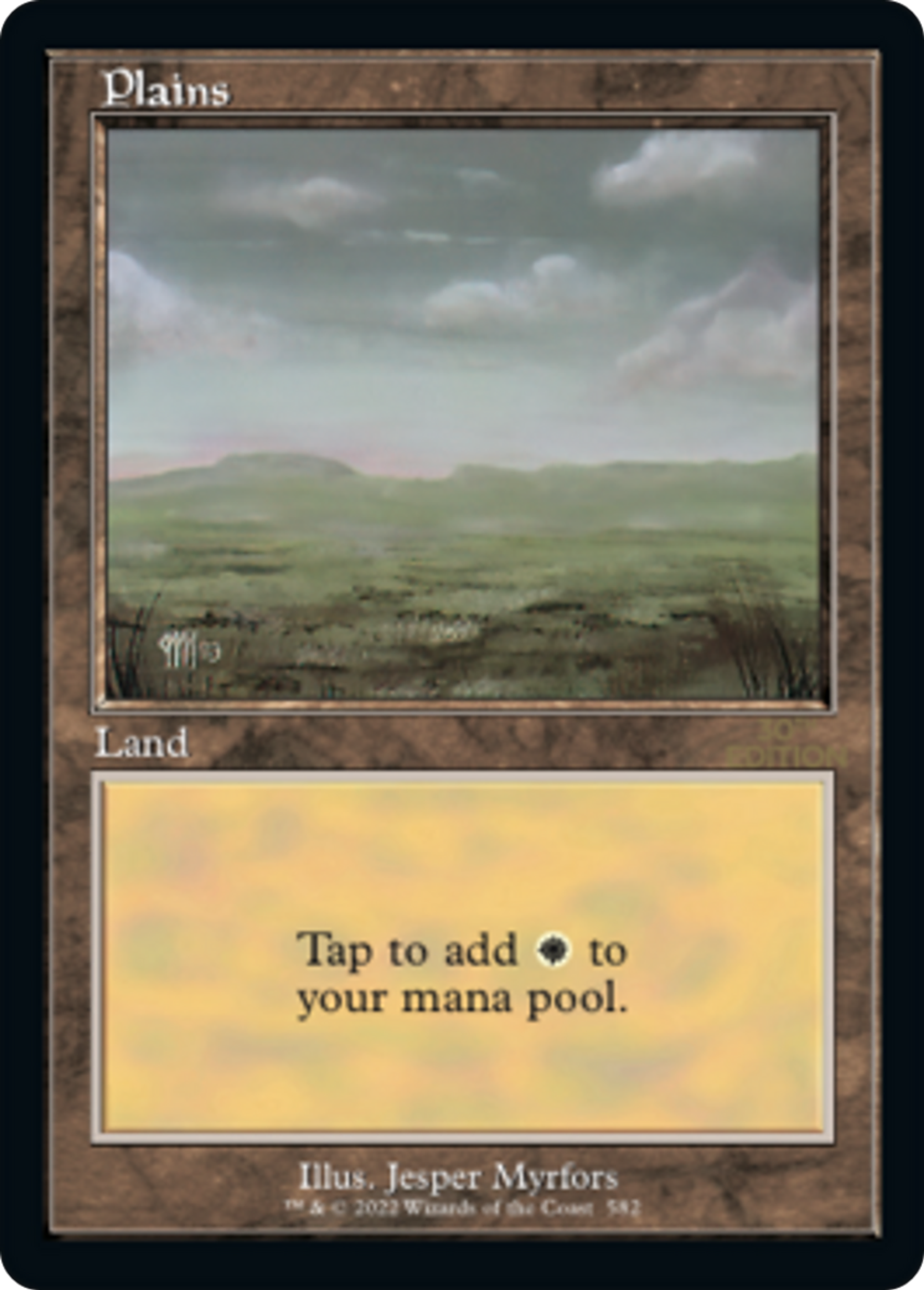 Plaine — 30th Anniversary Edition — Magic: The Gathering